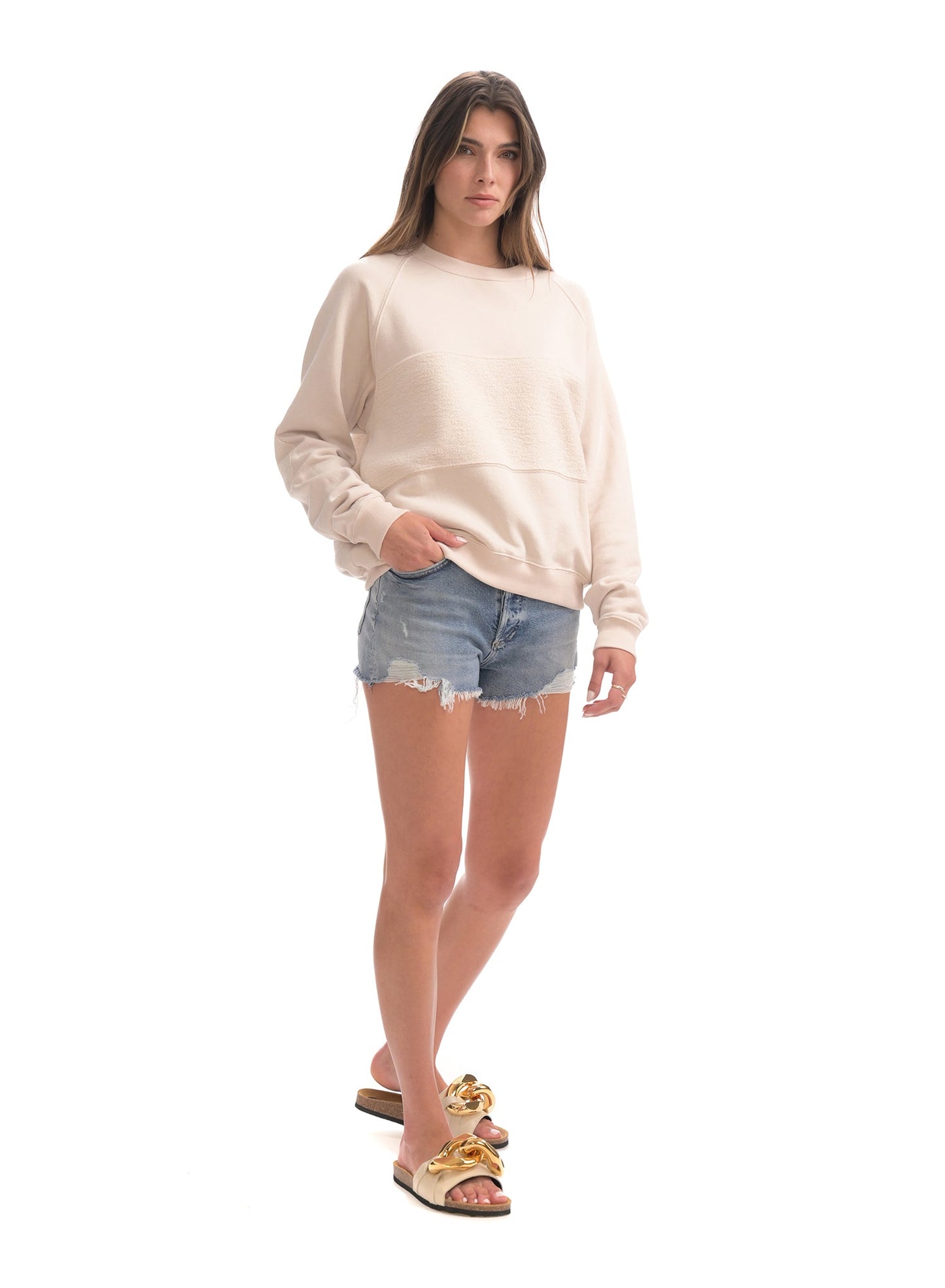 JOCELYN - Inserts Raglan Sweatshirt