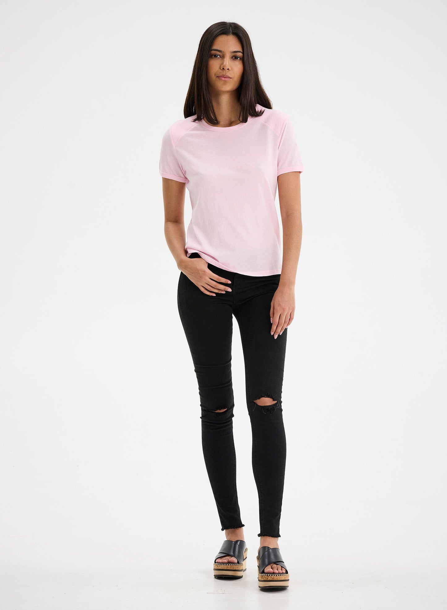 FRANNY - Shoulder Pad T-Shirt