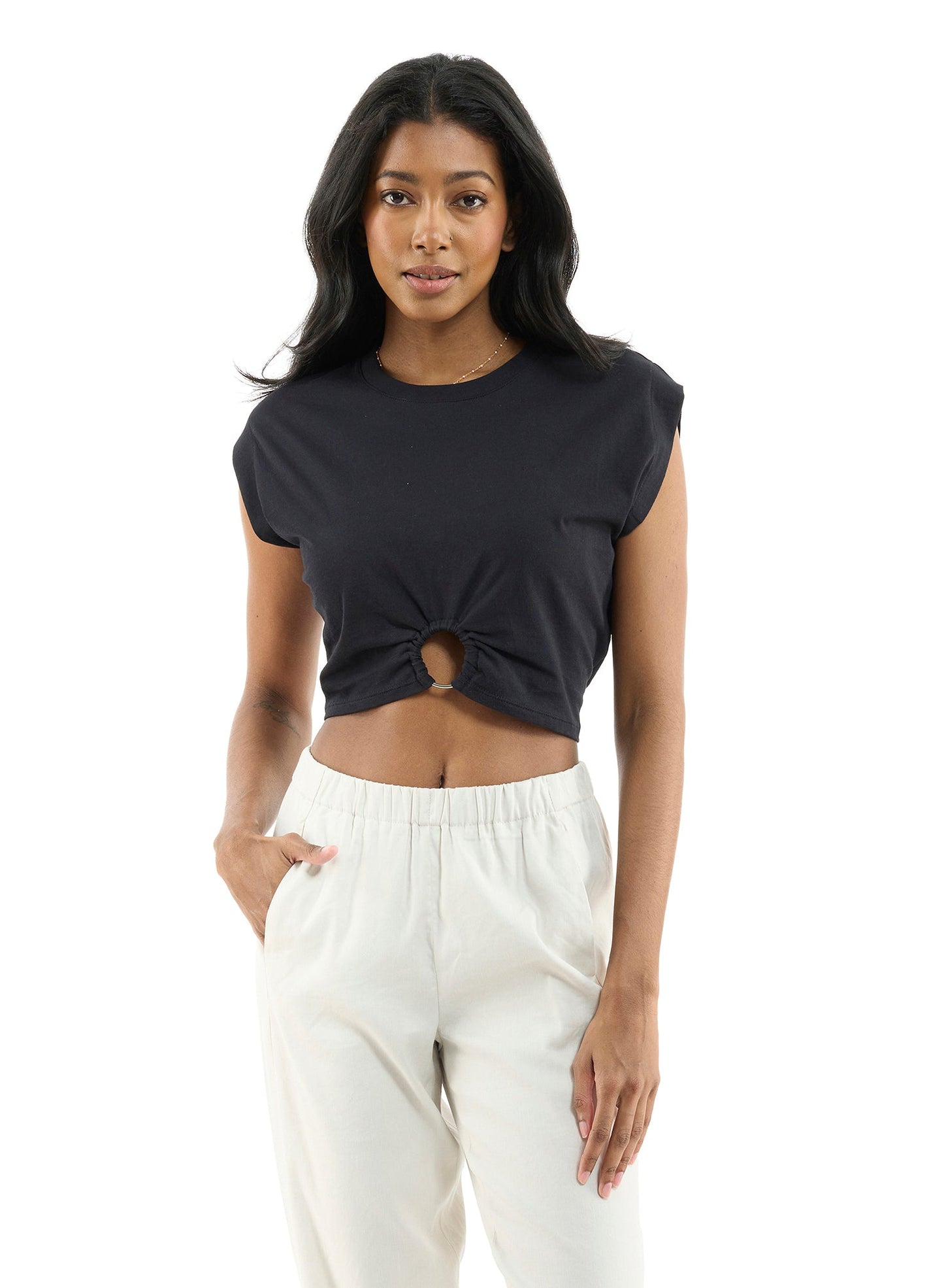 CYNTHIA - Ring Crop Top