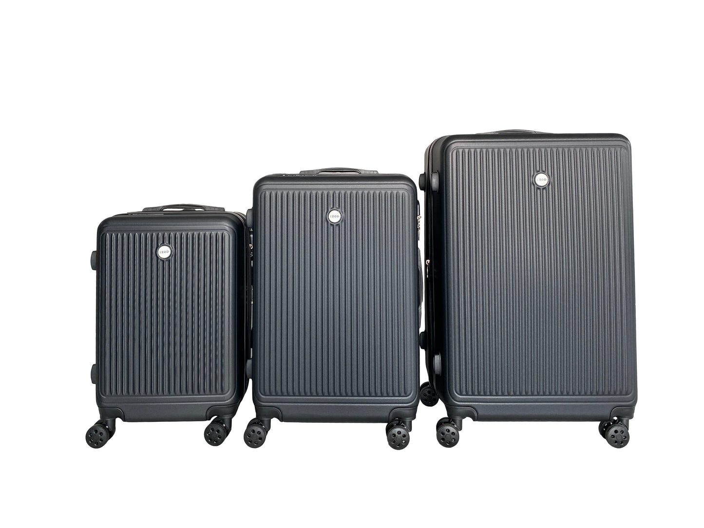 IZOD Clara Expandable ABS Hard shell Lightweight 360 Dual Spinning Wheels Combo Lock 28", 24", 20" 3 Piece Luggage Set