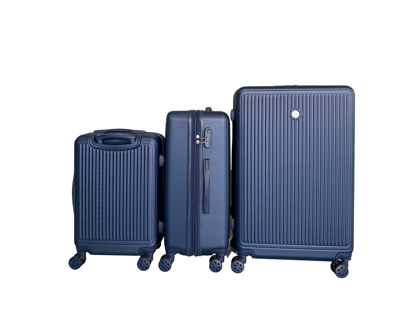 IZOD Clara Expandable ABS Hard shell Lightweight 360 Dual Spinning Wheels Combo Lock 28", 24", 20" 3 Piece Luggage Set