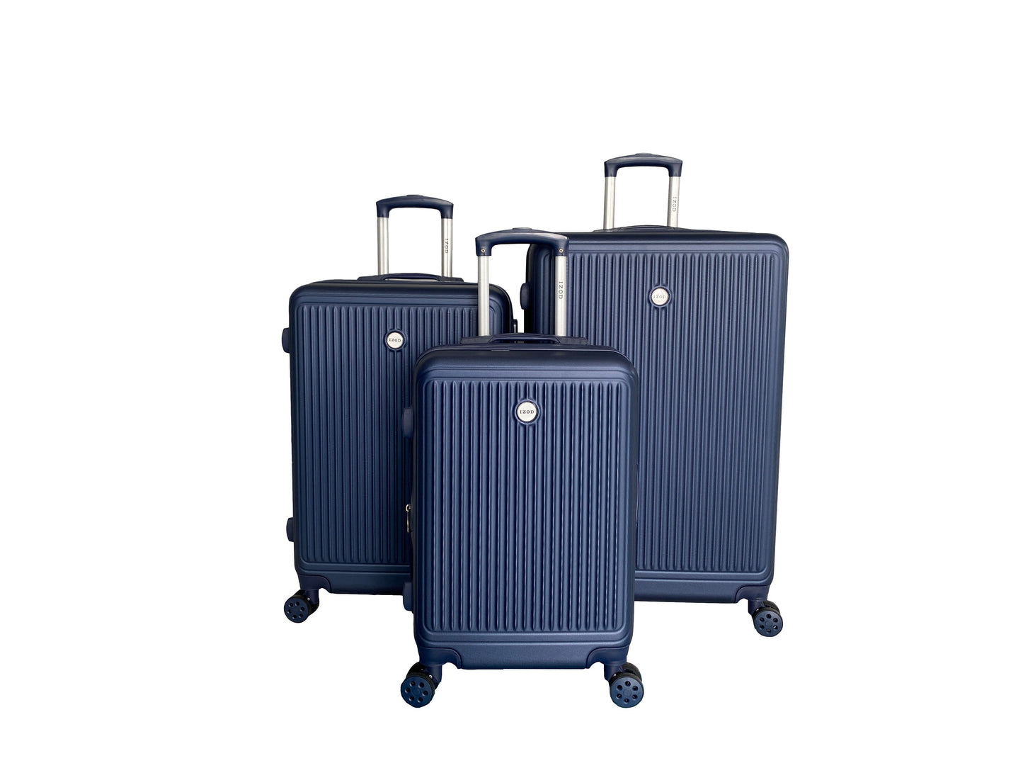 IZOD Clara Expandable ABS Hard shell Lightweight 360 Dual Spinning Wheels Combo Lock 28", 24", 20" 3 Piece Luggage Set