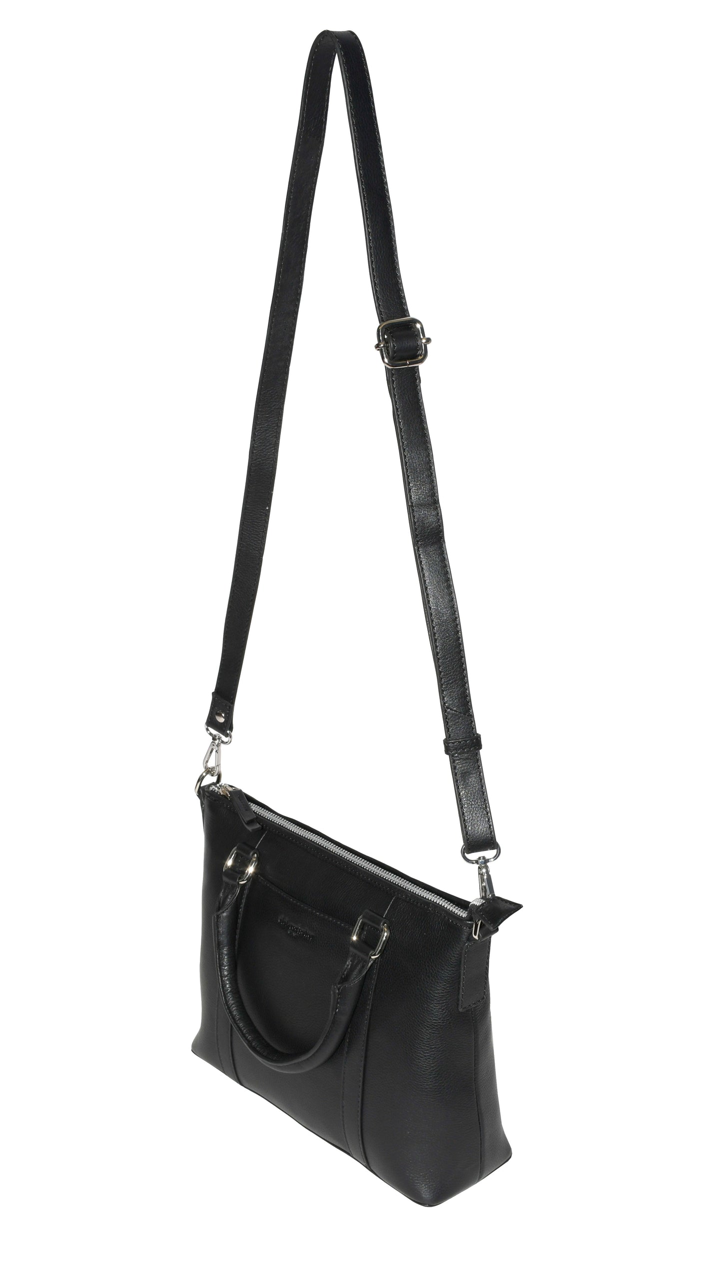 Club Rochelier Leather Crossbody Bag with Tops Handles