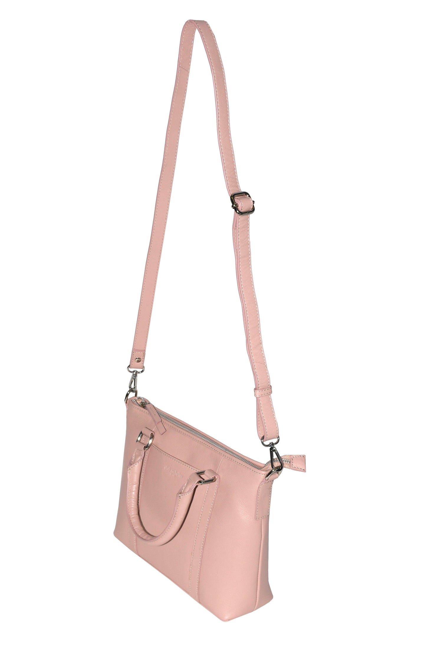 Club Rochelier Leather Crossbody Bag with Tops Handles