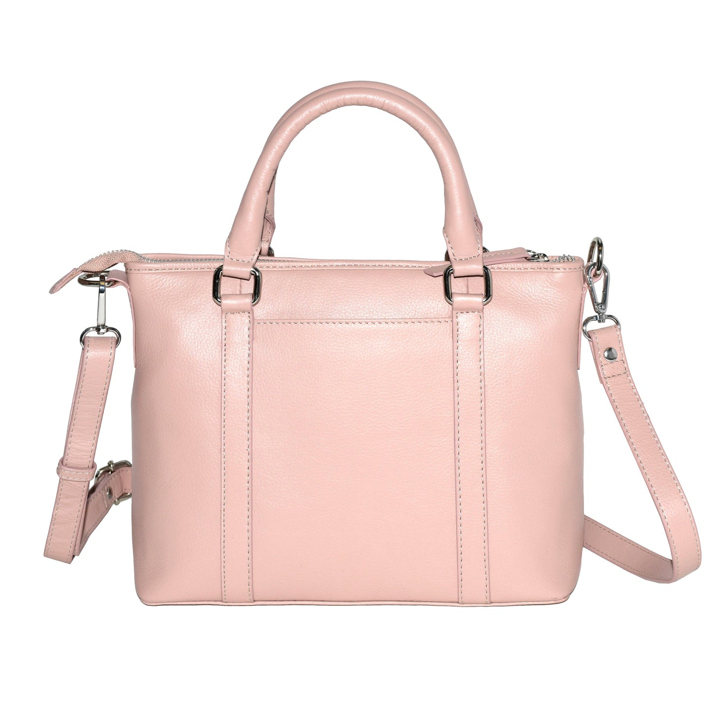 Club Rochelier Leather Crossbody Bag with Tops Handles