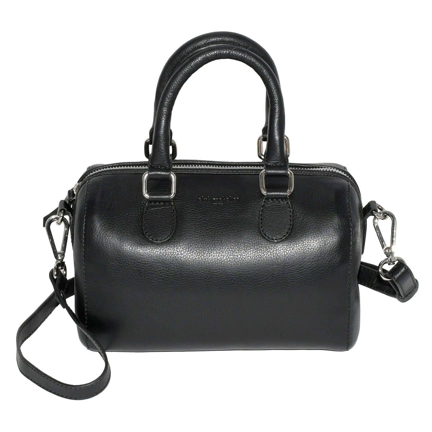 Club Rochelier Ladies Leather Barrel Bag with Adjustable Strap