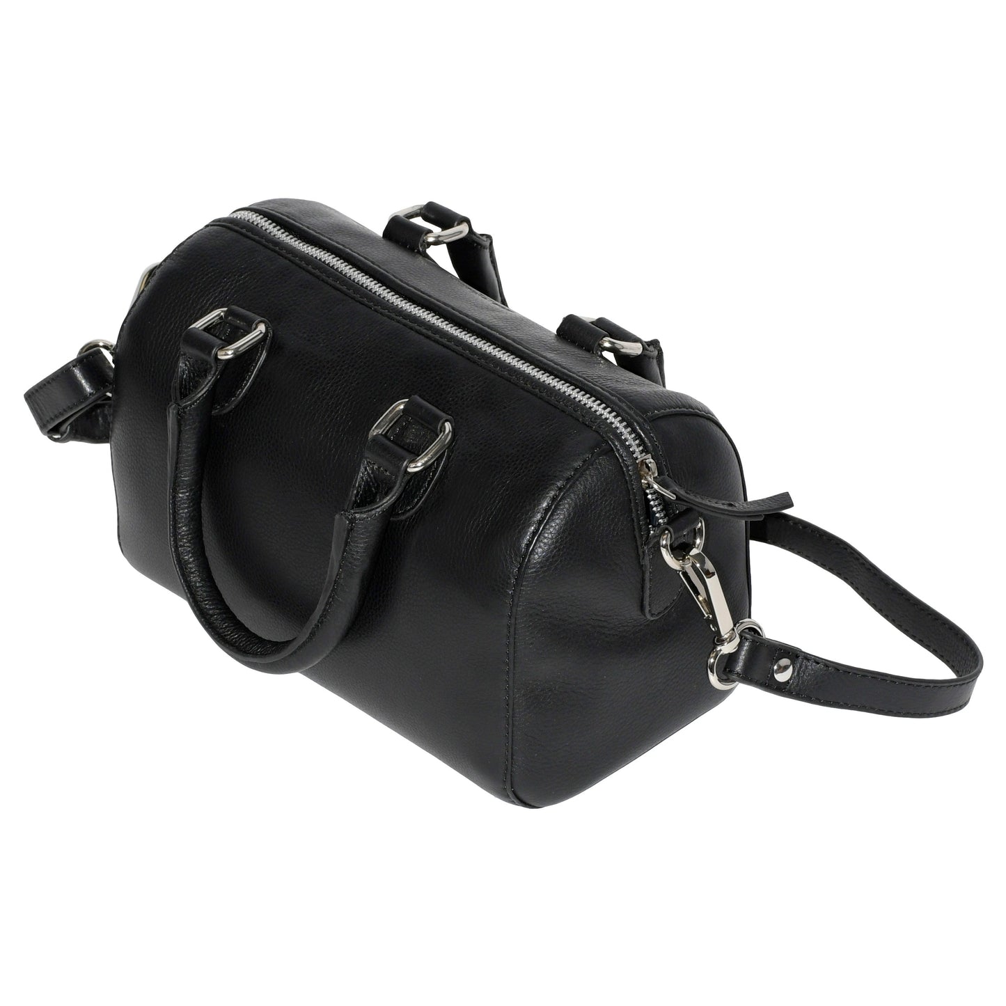 Club Rochelier Ladies Leather Barrel Bag with Adjustable Strap