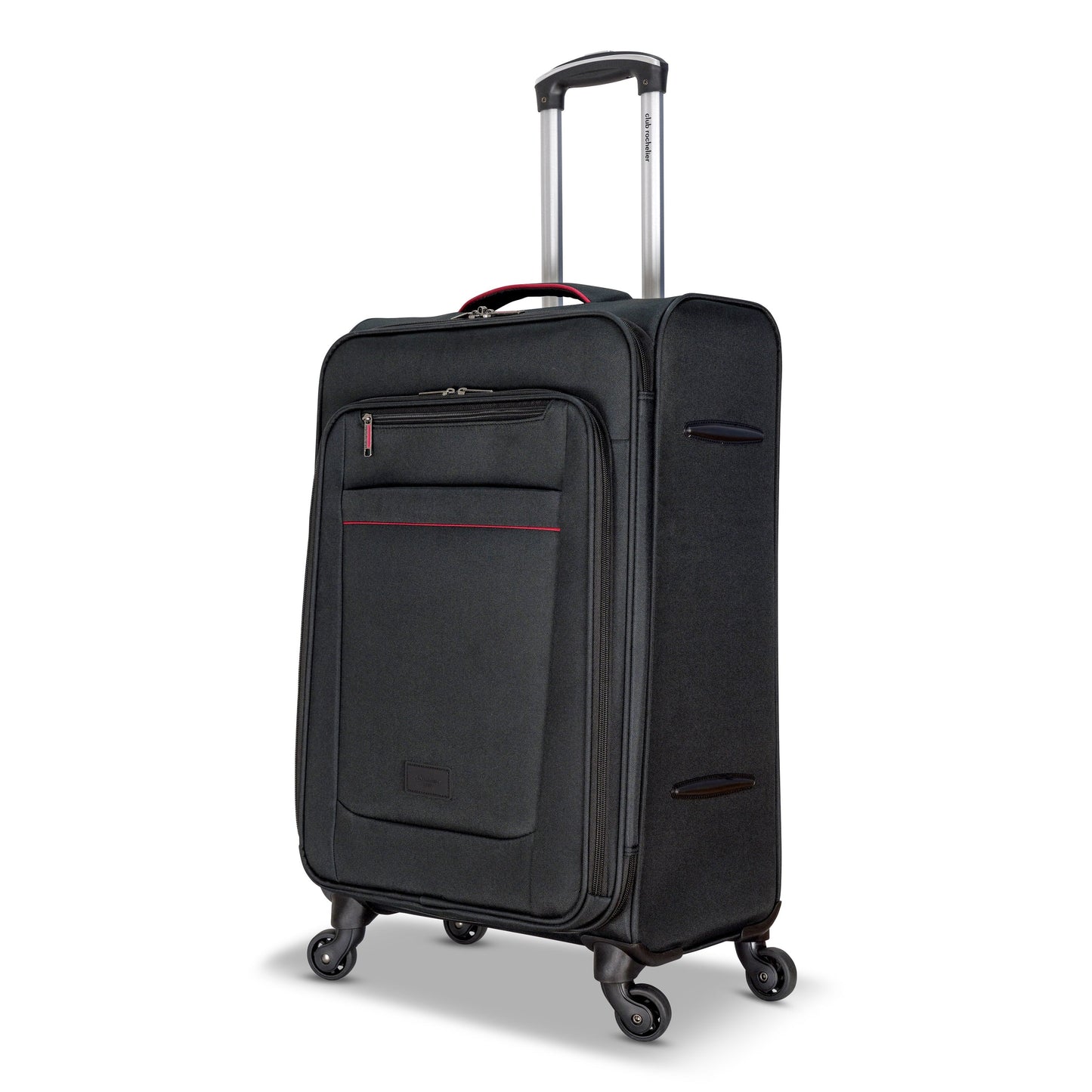 Club Rochelier 3 Piece Set Soft Side Luggage with Contrast Piped Trim