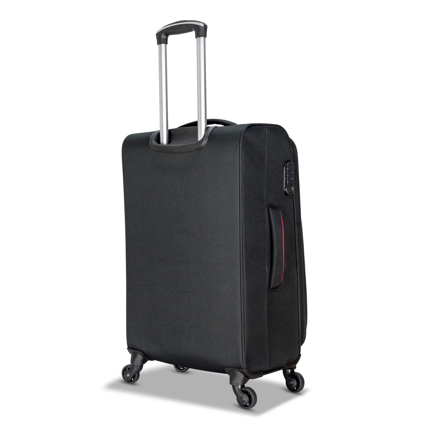 Club Rochelier 3 Piece Set Soft Side Luggage with Contrast Piped Trim