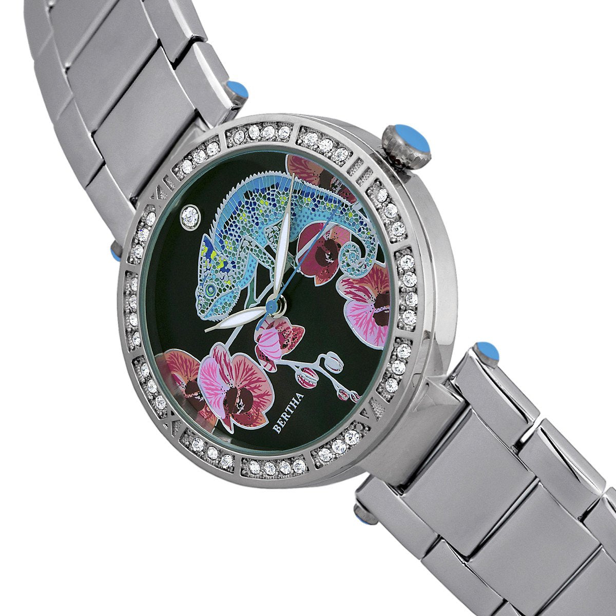 Bertha Camilla Mother-Of-Pearl Bracelet Watch - Silver - BTHBR6201