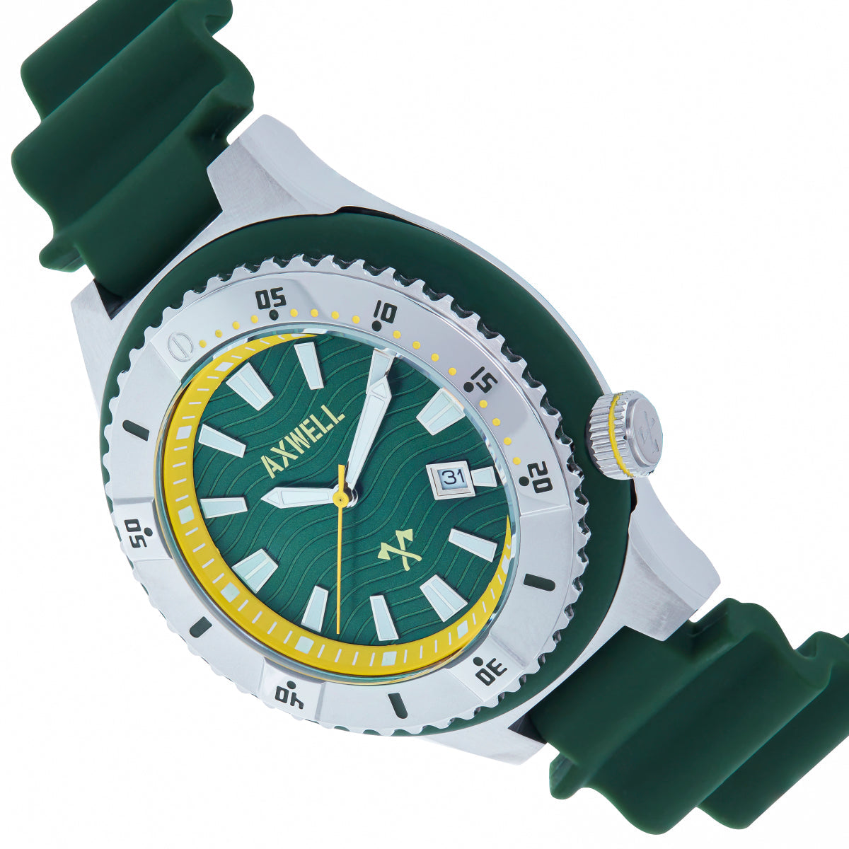 Axwell Summit Strap Watch w/Date - Green - AXWAW108-3