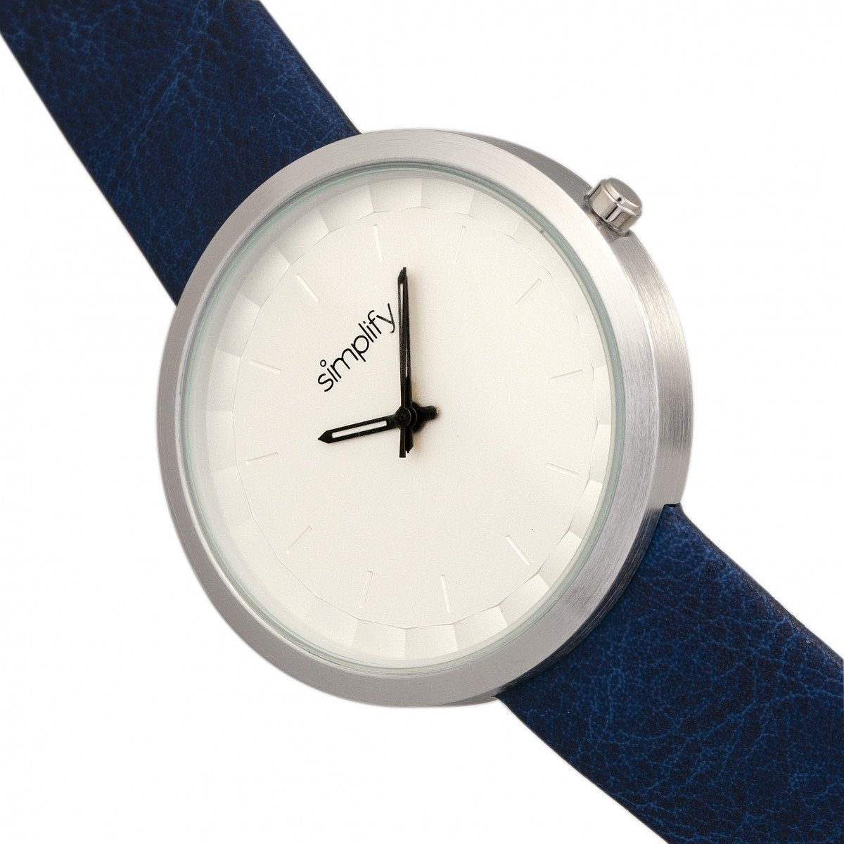 Simplify The 6000 Strap Watch - Silver/Blue - SIM6002