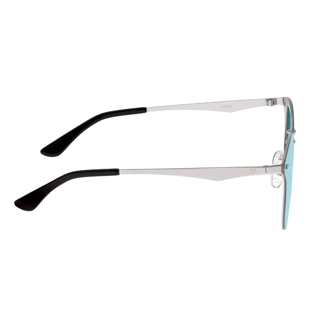 Sixty One Infinity Polarized Sunglasses - Silver/Light Blue - SIXS142LB