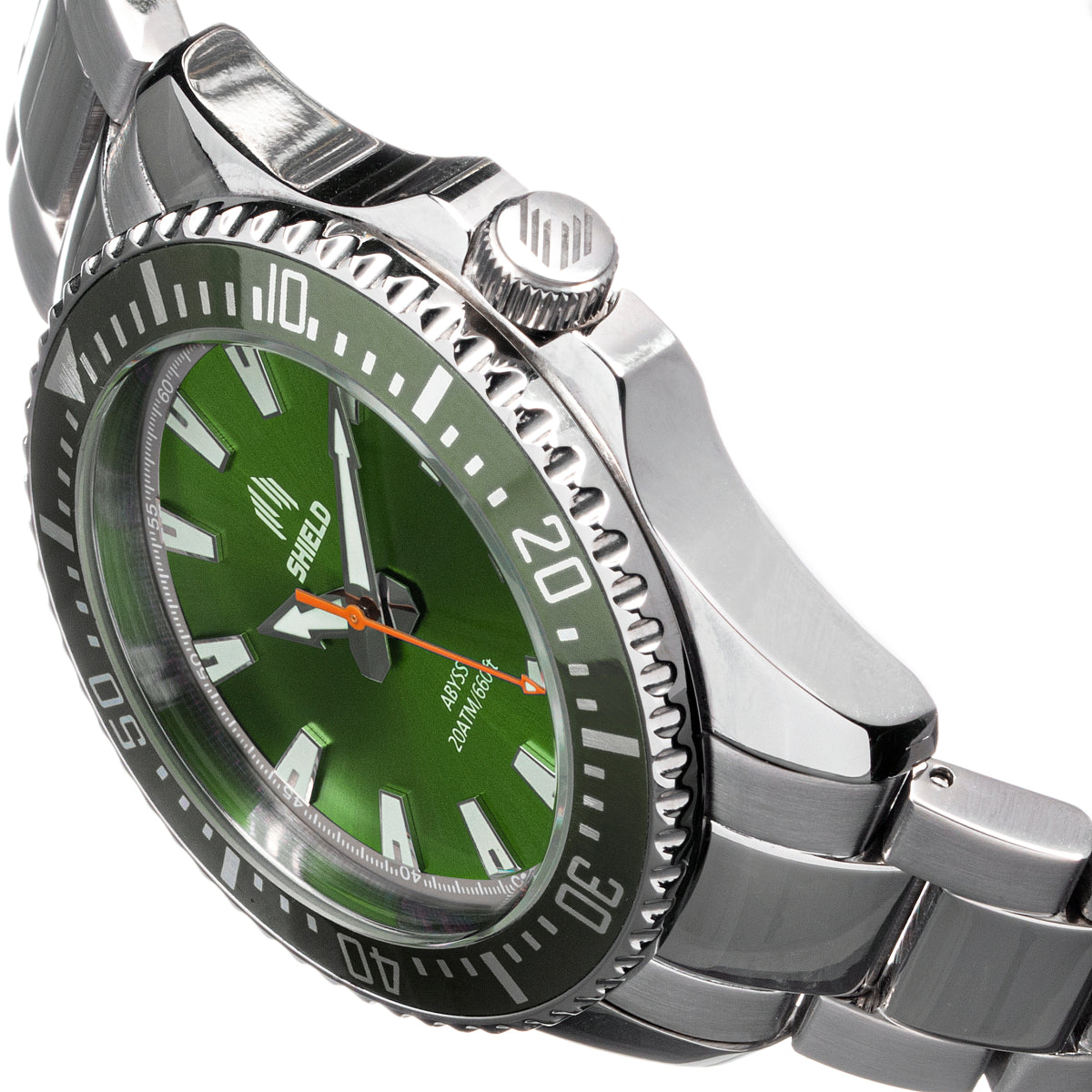 Shield Abyss Bracelet Watch - Green/Grey - SLDSH111-6