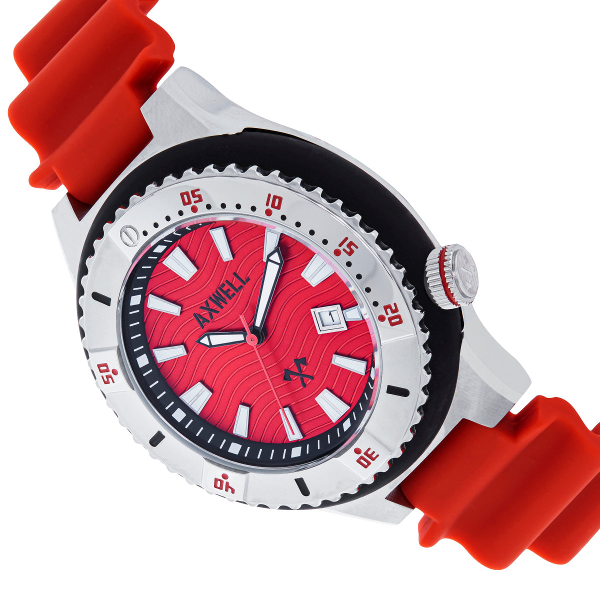 Axwell Summit Strap Watch w/Date - Red - AXWAW108-5