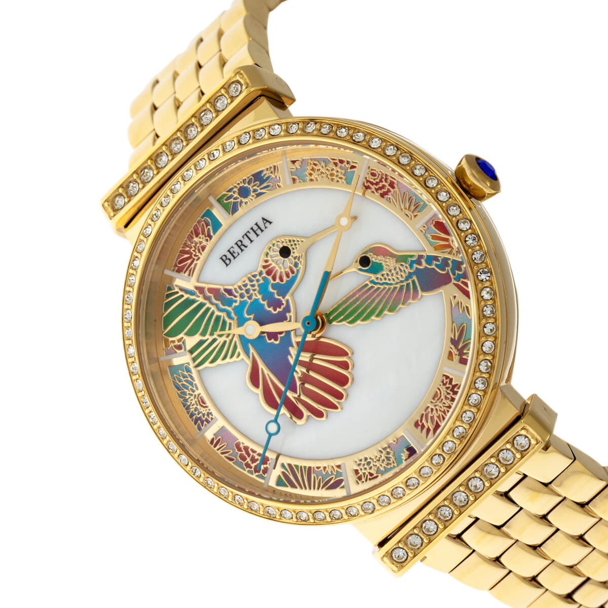 Bertha Emily Mother-Of-Pearl Bracelet Watch - Gold - BTHBR7802