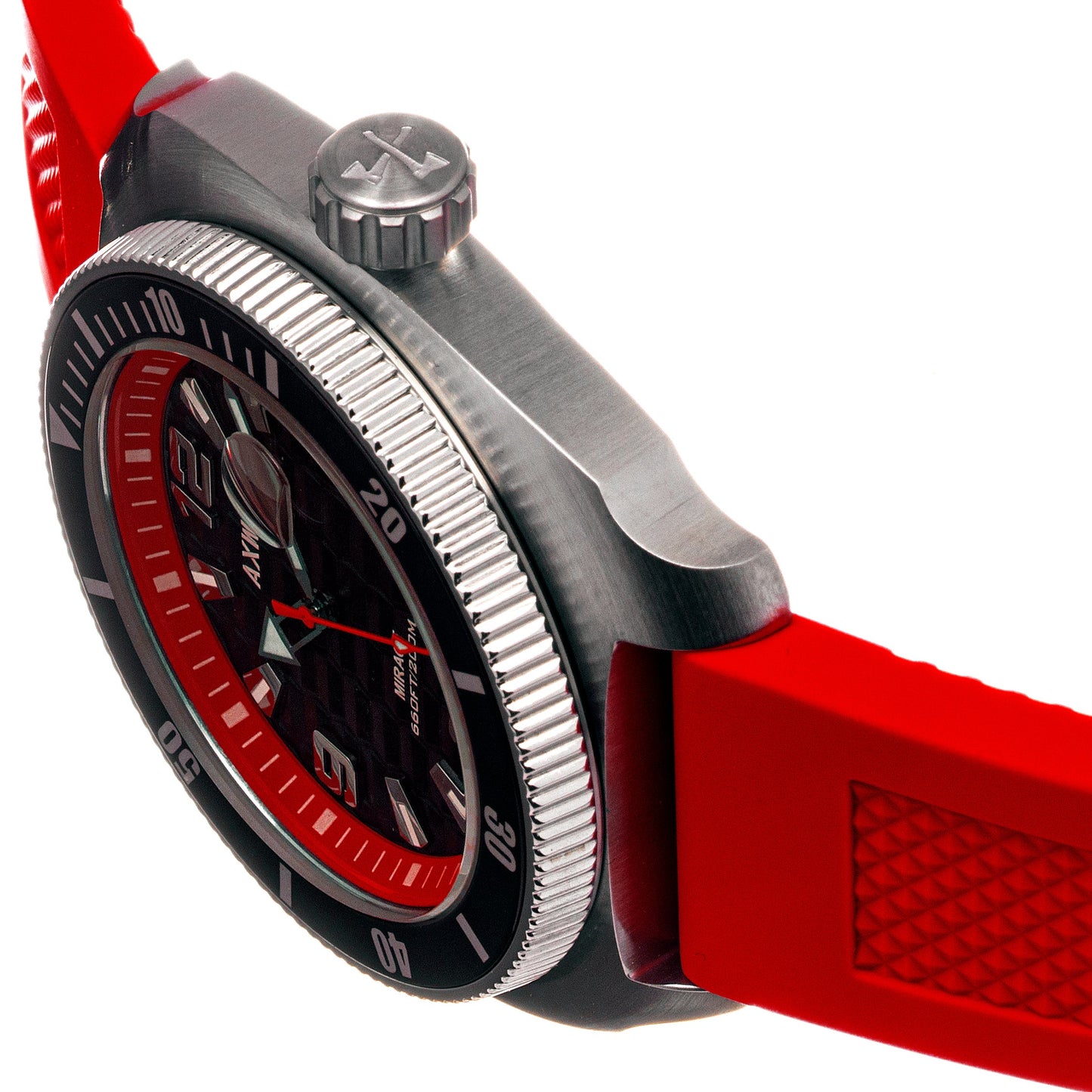 Axwell Mirage Strap Watch w/Date - Red - AXWAW111-2