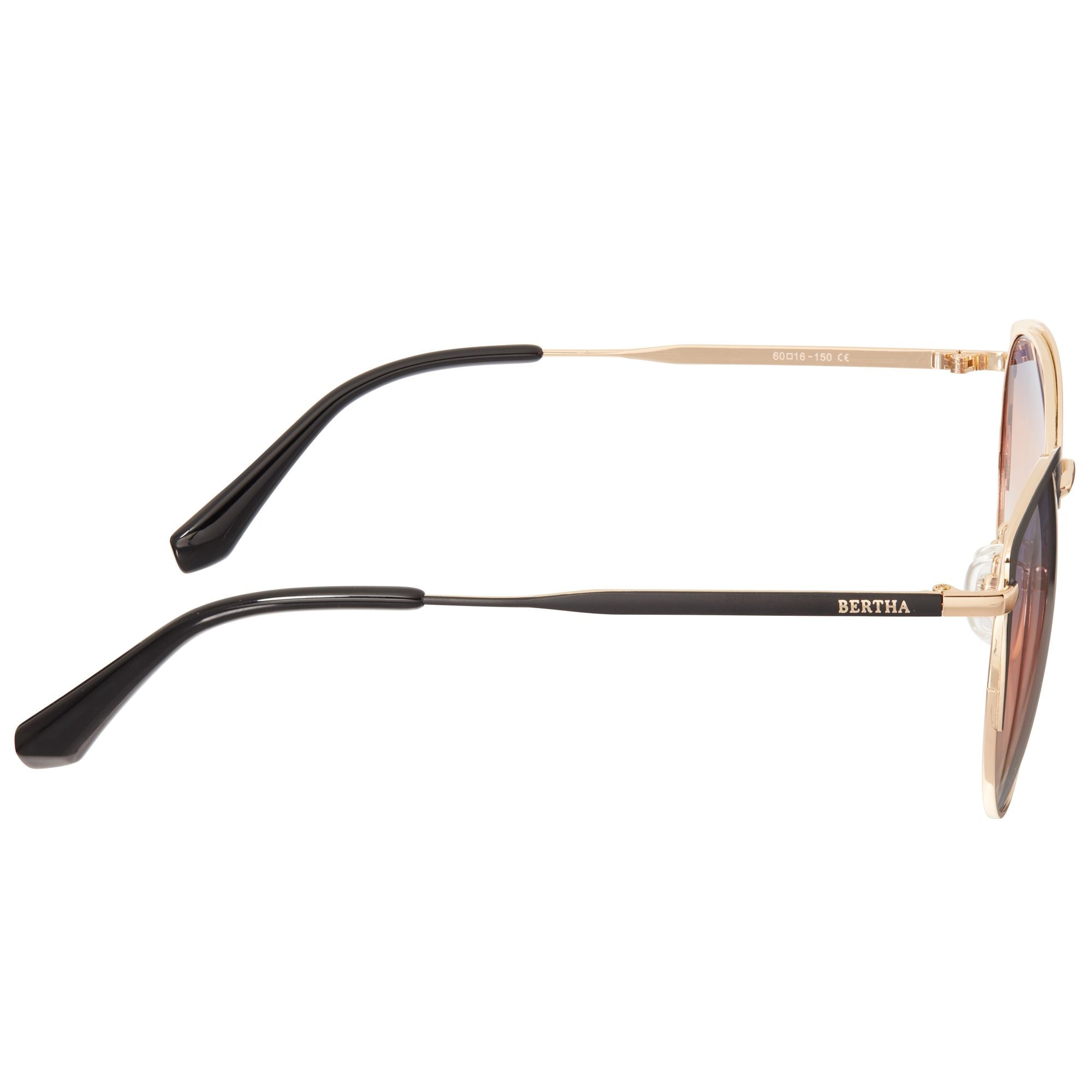 Bertha Darby Polarized Sunglasses - Gold/Blue-Pink - BRSBR049BP