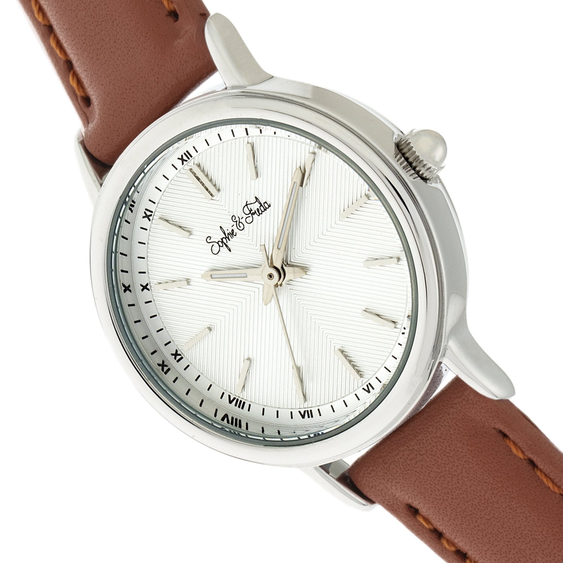 Sophie & Freda Berlin Leather-Band Watch - Brown - SAFSF4802