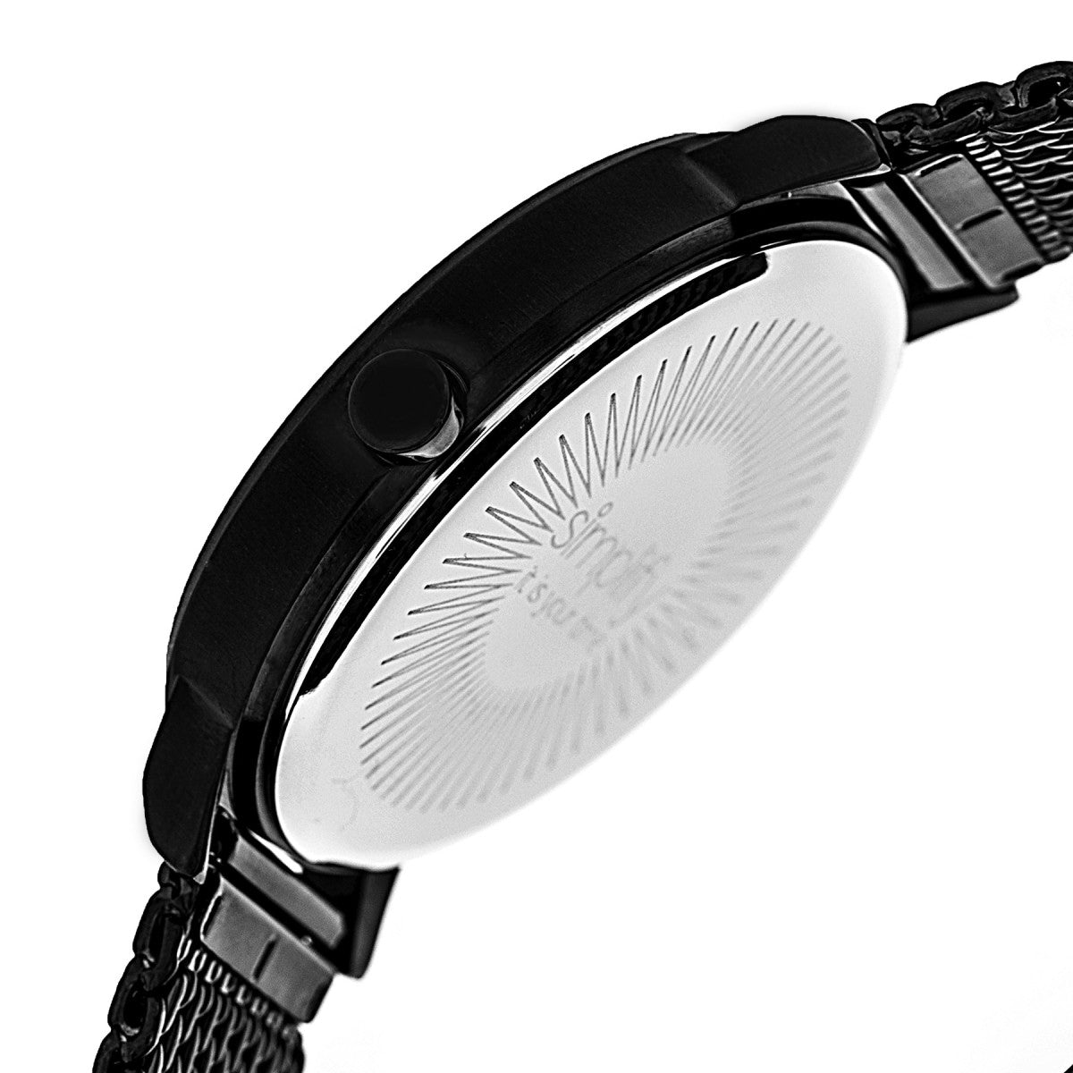 Simplify The 3200 Mesh-Bracelet Watch - Black/Grey - SIM3206