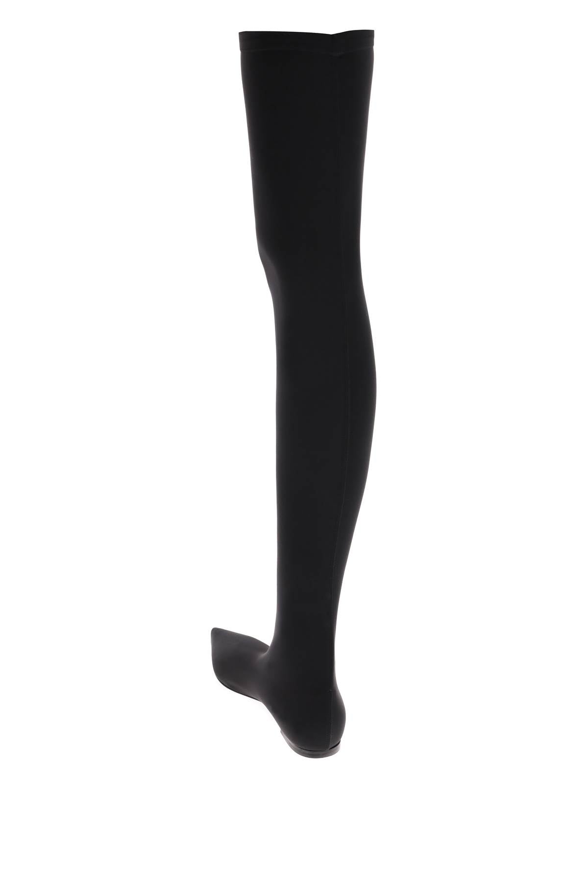 Dolce & Gabbana Stretch Jersey Thigh-High Boots