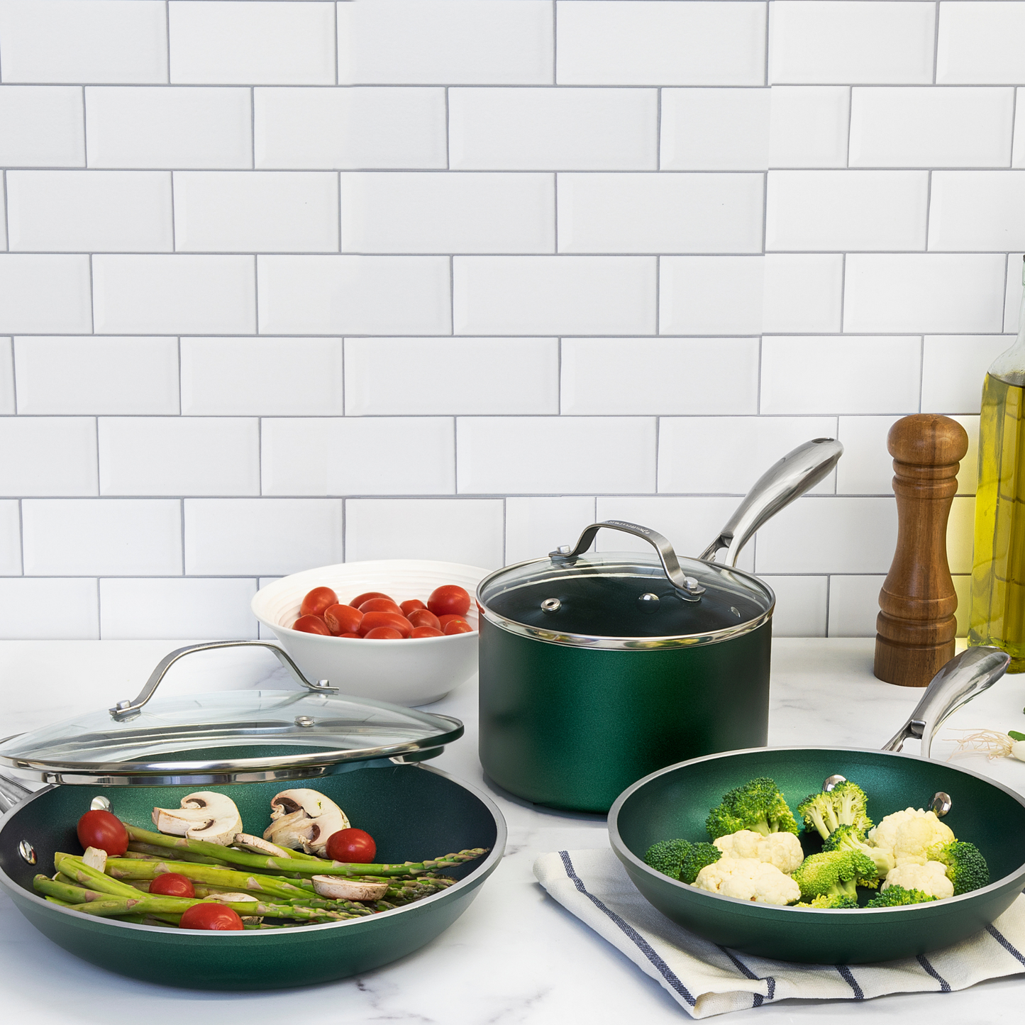 Granitestone Fundamental 5 Piece Essentials Cookware Set