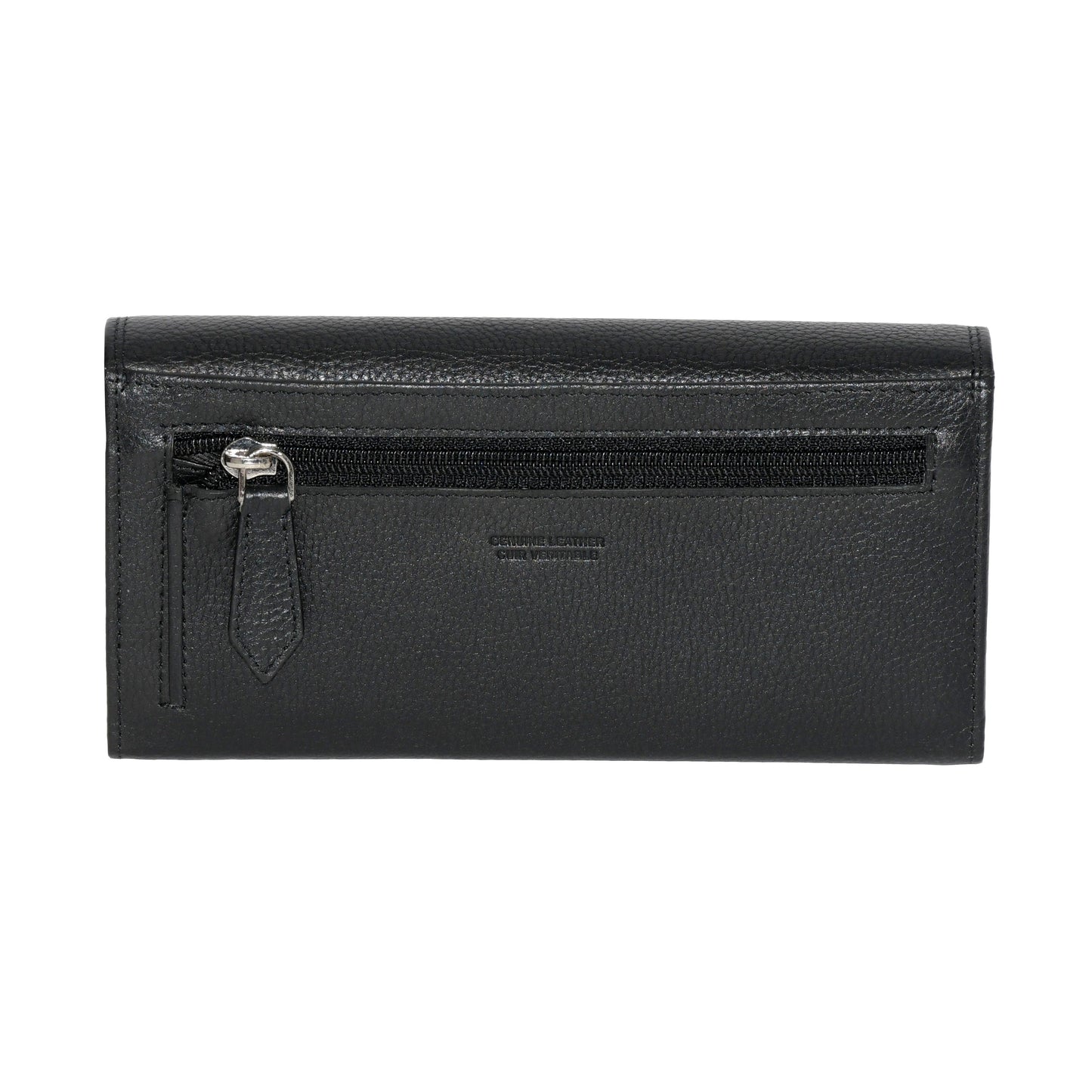 Club Rochelier Ladies Clutch Wallet with Checkbook and Gusset