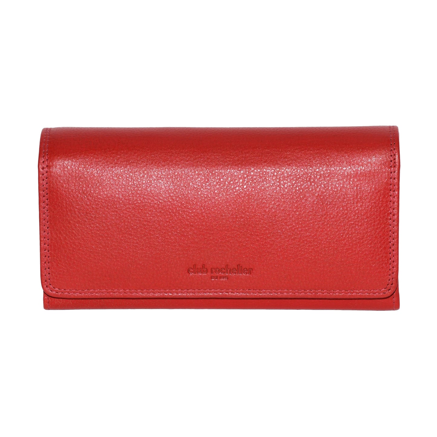 Club Rochelier Ladies Clutch Wallet with Checkbook and Gusset