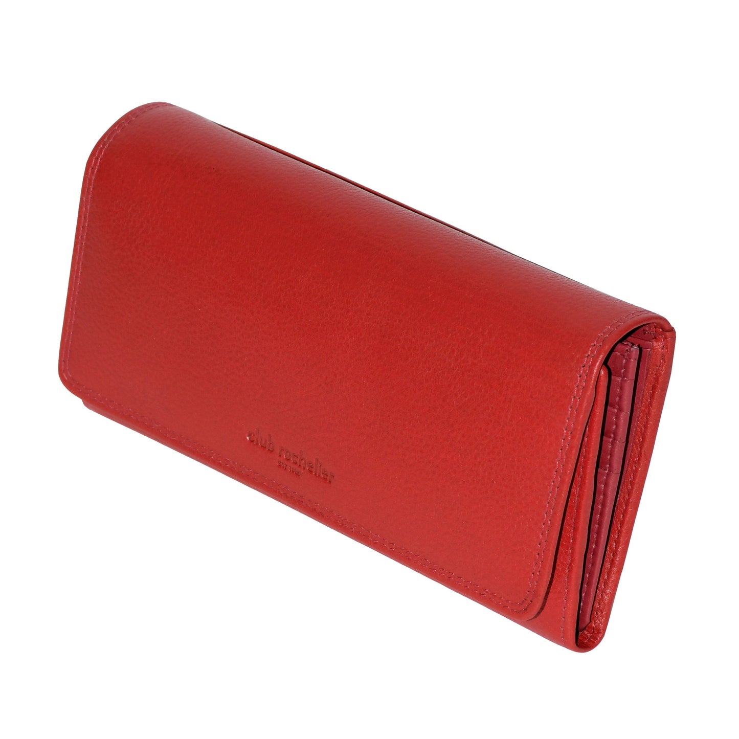 Club Rochelier Ladies Clutch Wallet with Checkbook and Gusset