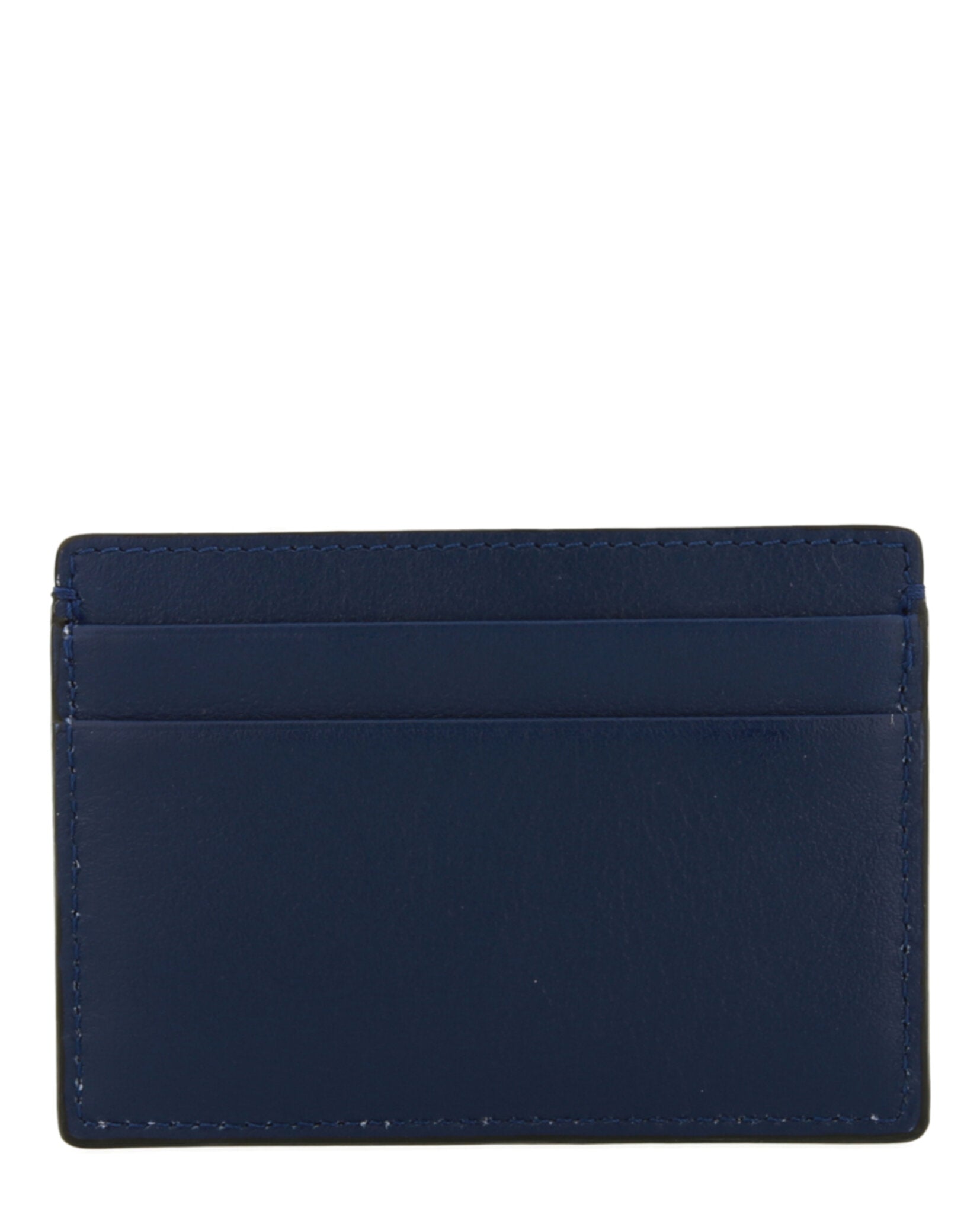 title:Medusa Biggie Card Holder;color:Navy Gold