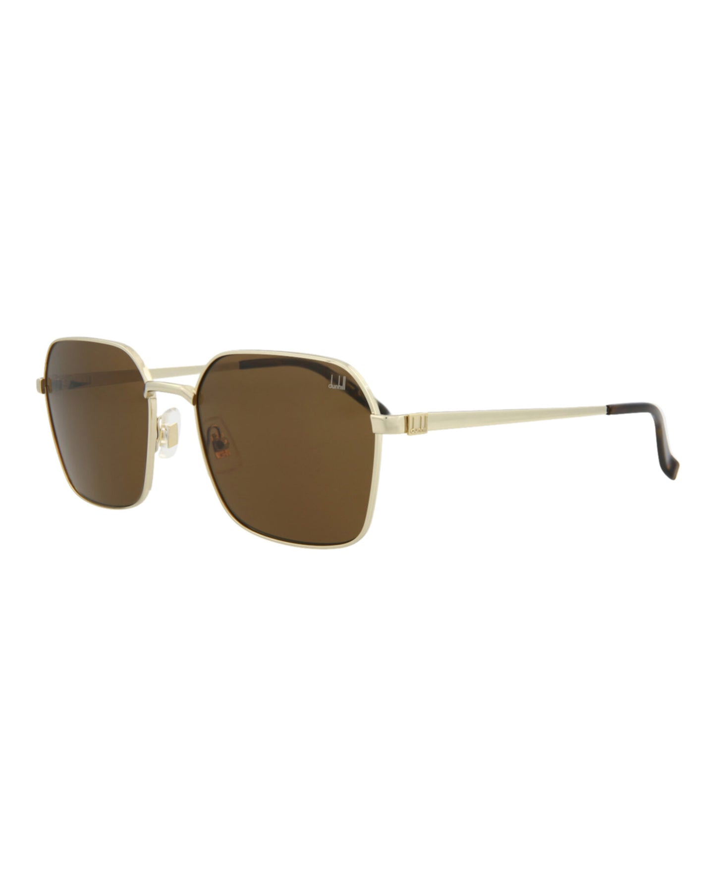 title:Dunhill Men's DU0036S-30012357008 Core Sunglasses;color:Gold Gold Brown