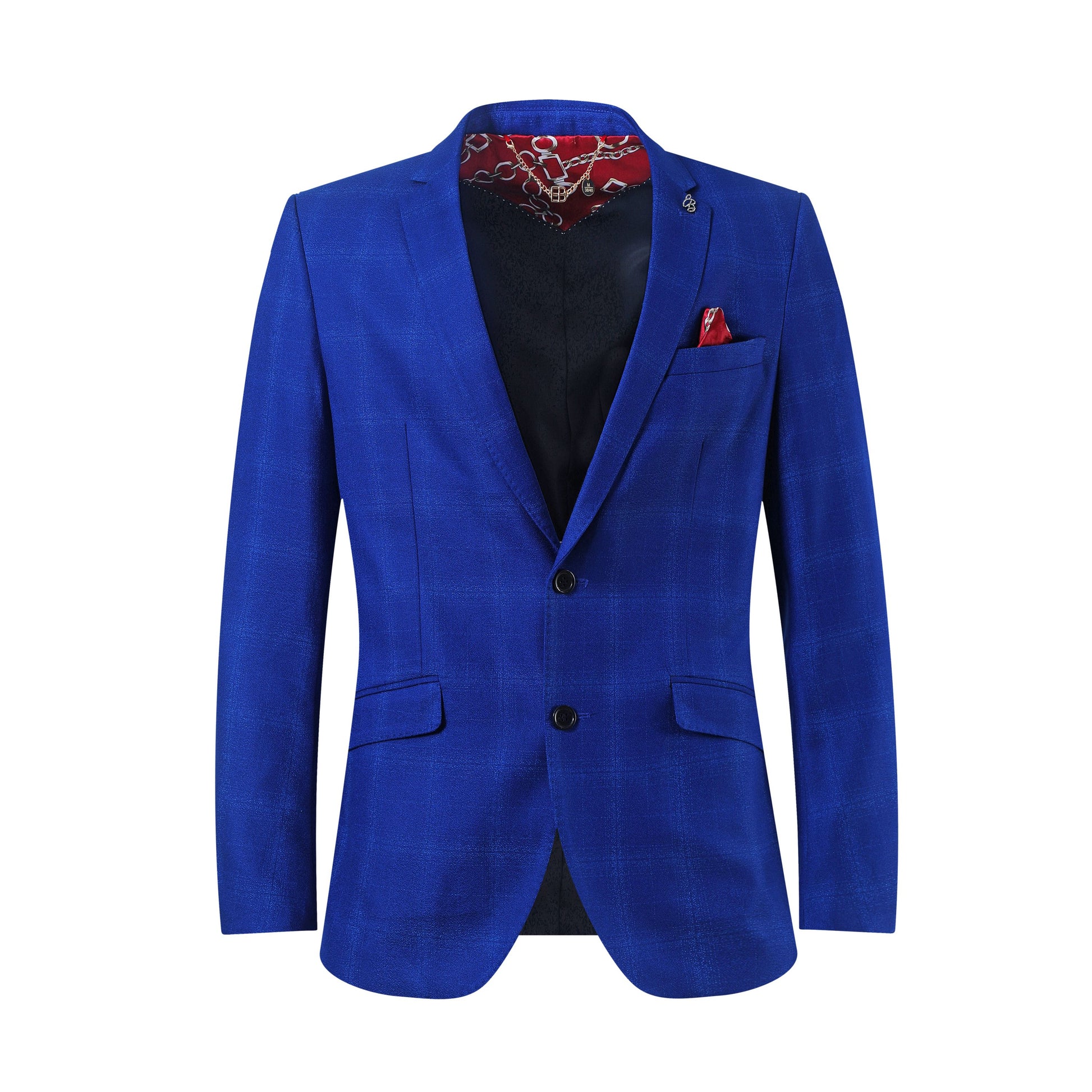 title:ELIE BALLEH Men's Royal Blazer Jacket Sport Coat;color:ROYAL