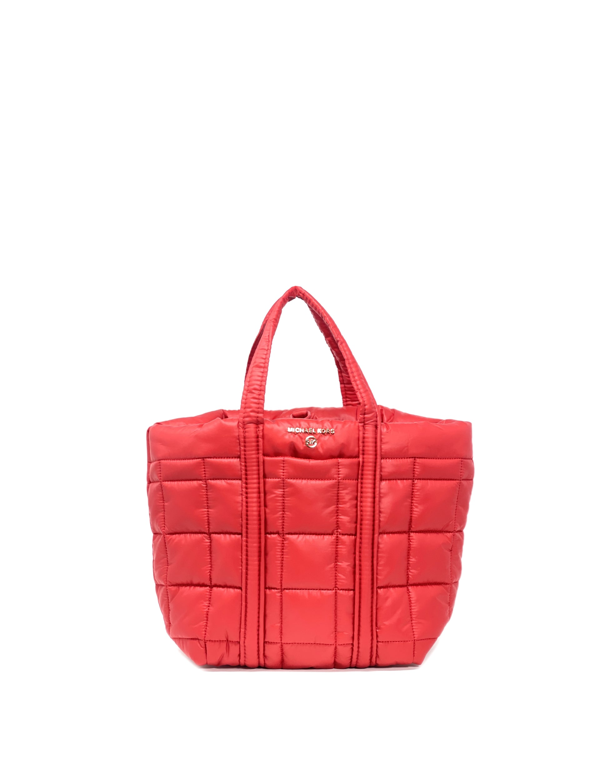 title:Michael Kors Women's Stirling Small Grab Tote;color:Crimson