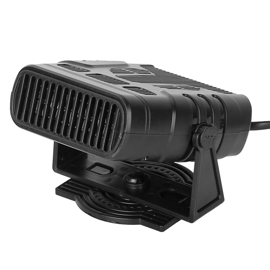 title:12V 120W Portable Car Heater/Fan 2-in-1 - 12V, 120W, Defrost, Demist, Windshield Heater/Cooling Fan;color:Black