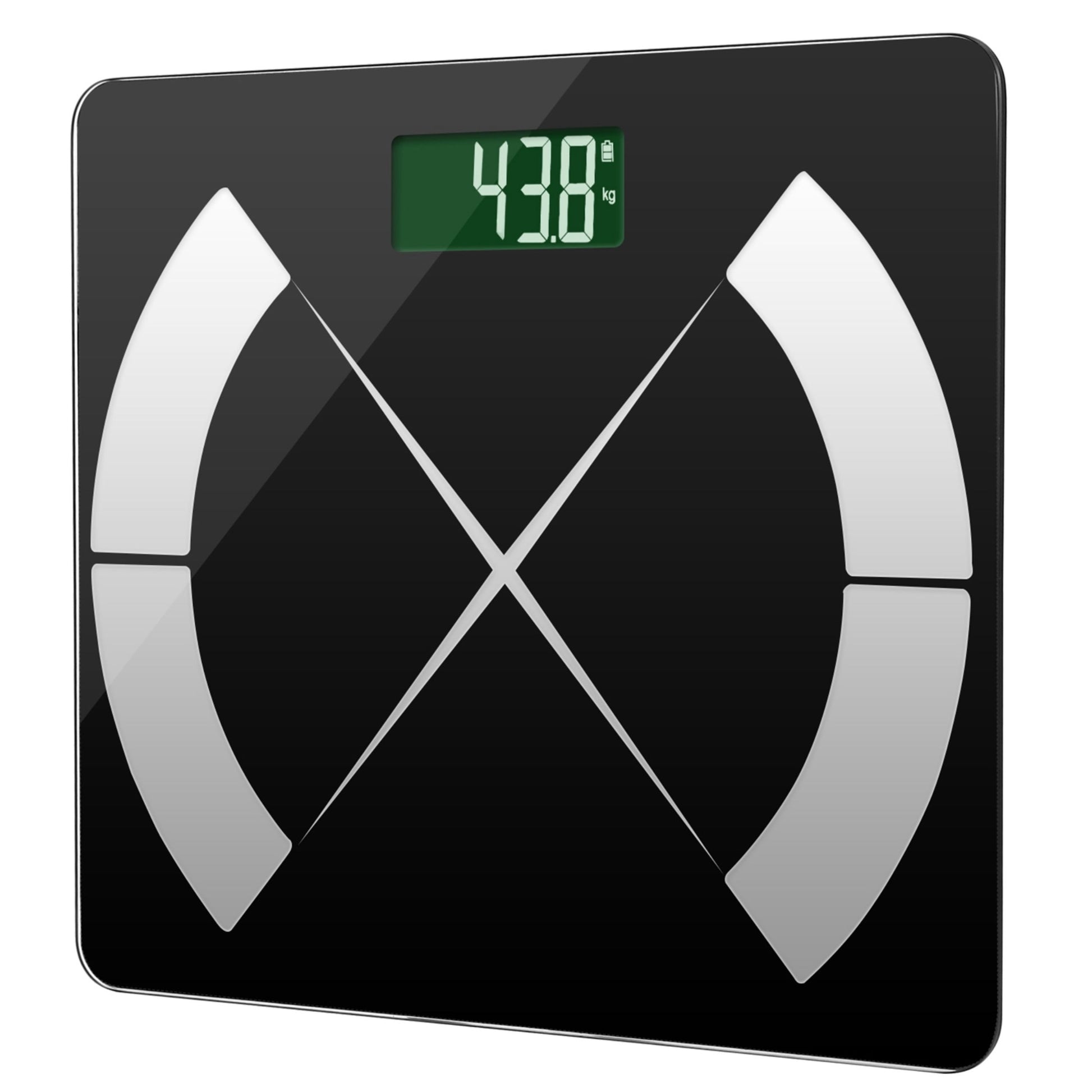 title:Smart Body Composition Scale - Fat Monitor, Digital APP, BMI Analyzer;color:Black