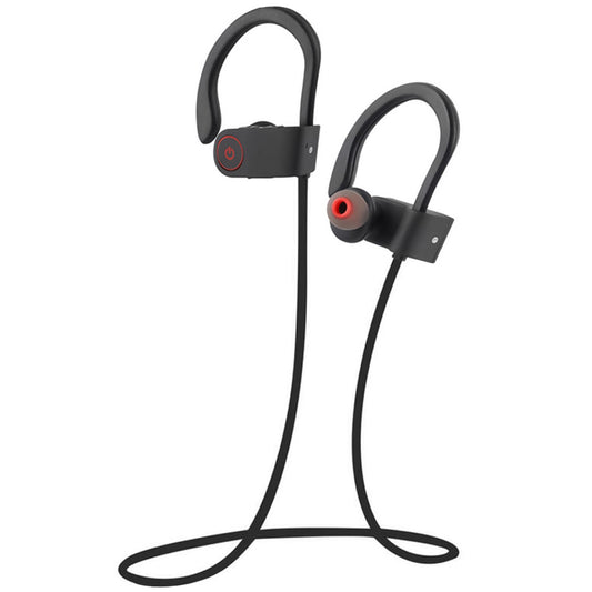 title:IPX7 Waterproof Wireless Sport Headphones - In-Ear Earphones, Noise Canceling, 8 Hrs Work Time, Neck Earbuds;color:Black