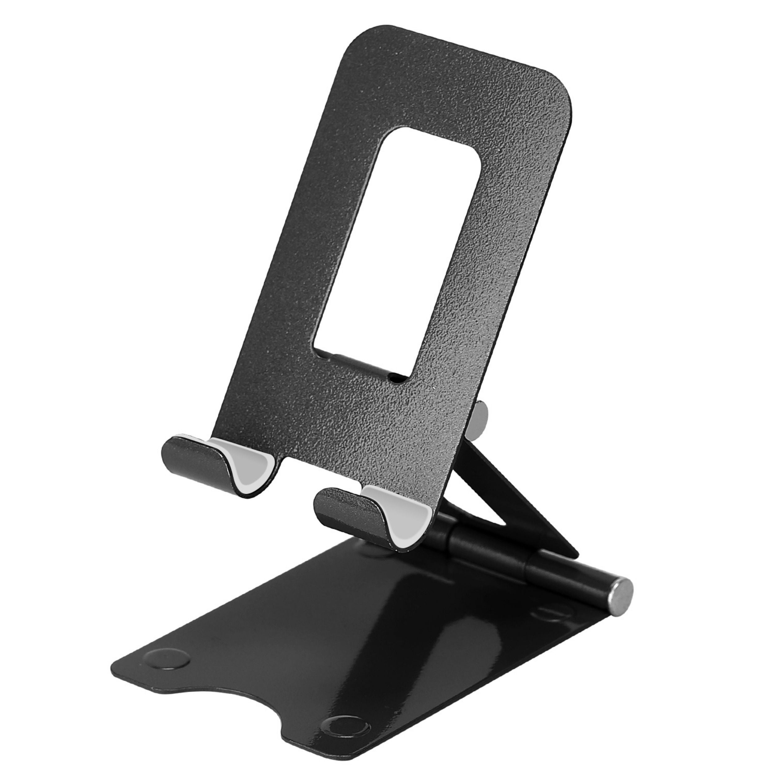 title:Adjustable Foldable Desktop Phone Stand for 4-10in Devices;color:Black