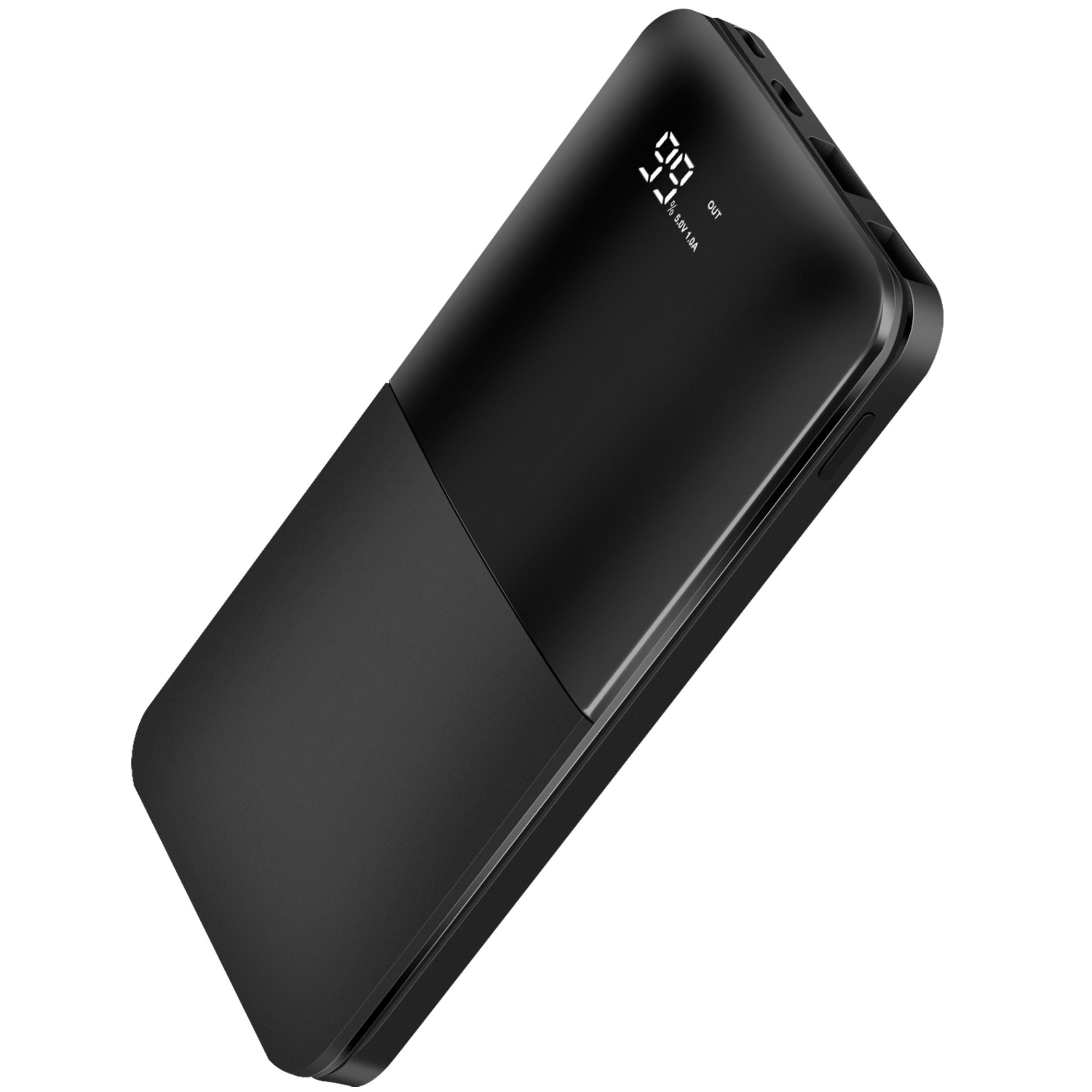 title:20K mAh Portable Charger Power Bank - Dual USB Ports, Digital Display;color:Black