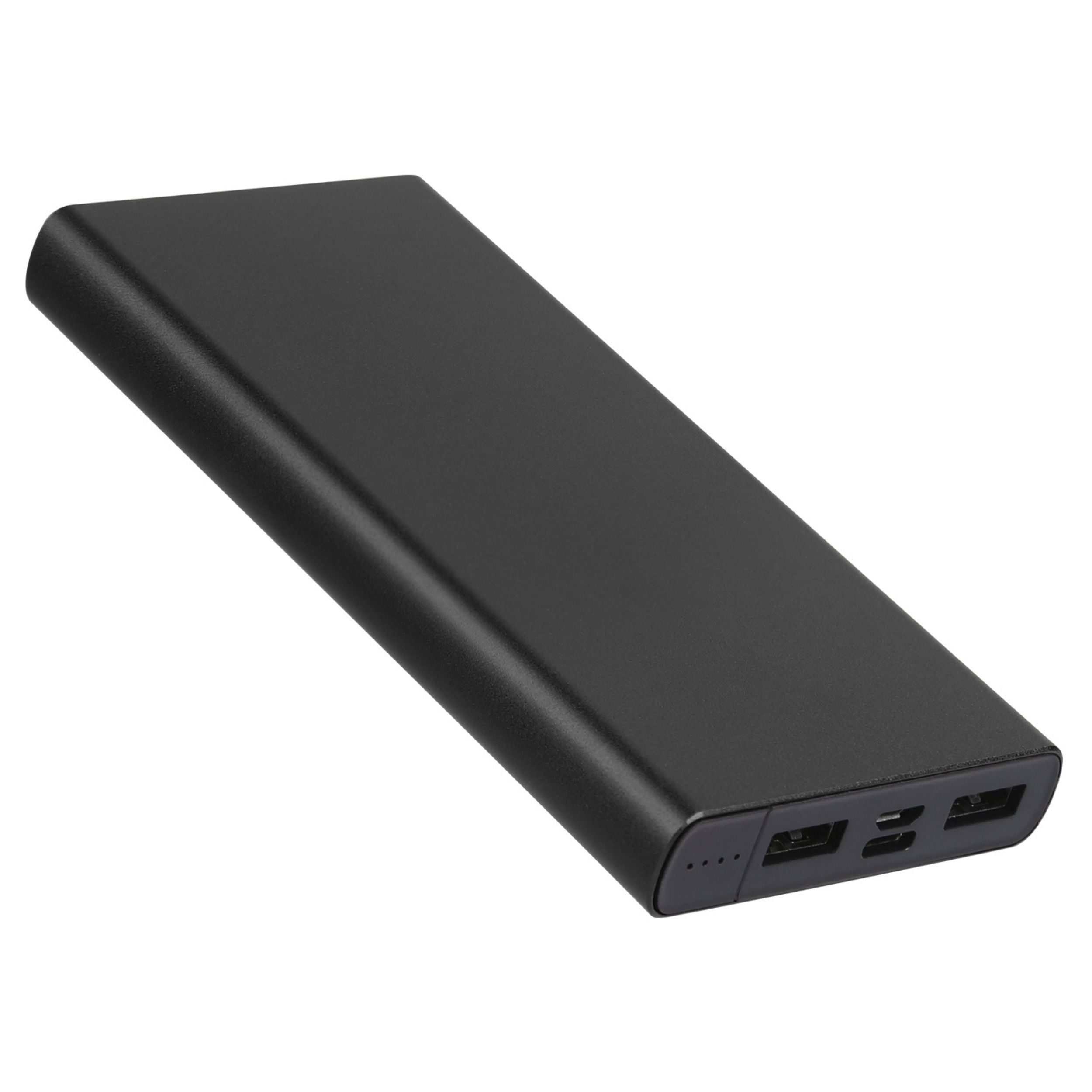 title:20,000mAh Power Bank Portable External Battery Charger Dual USB Type C Micro USB Input;color:Black