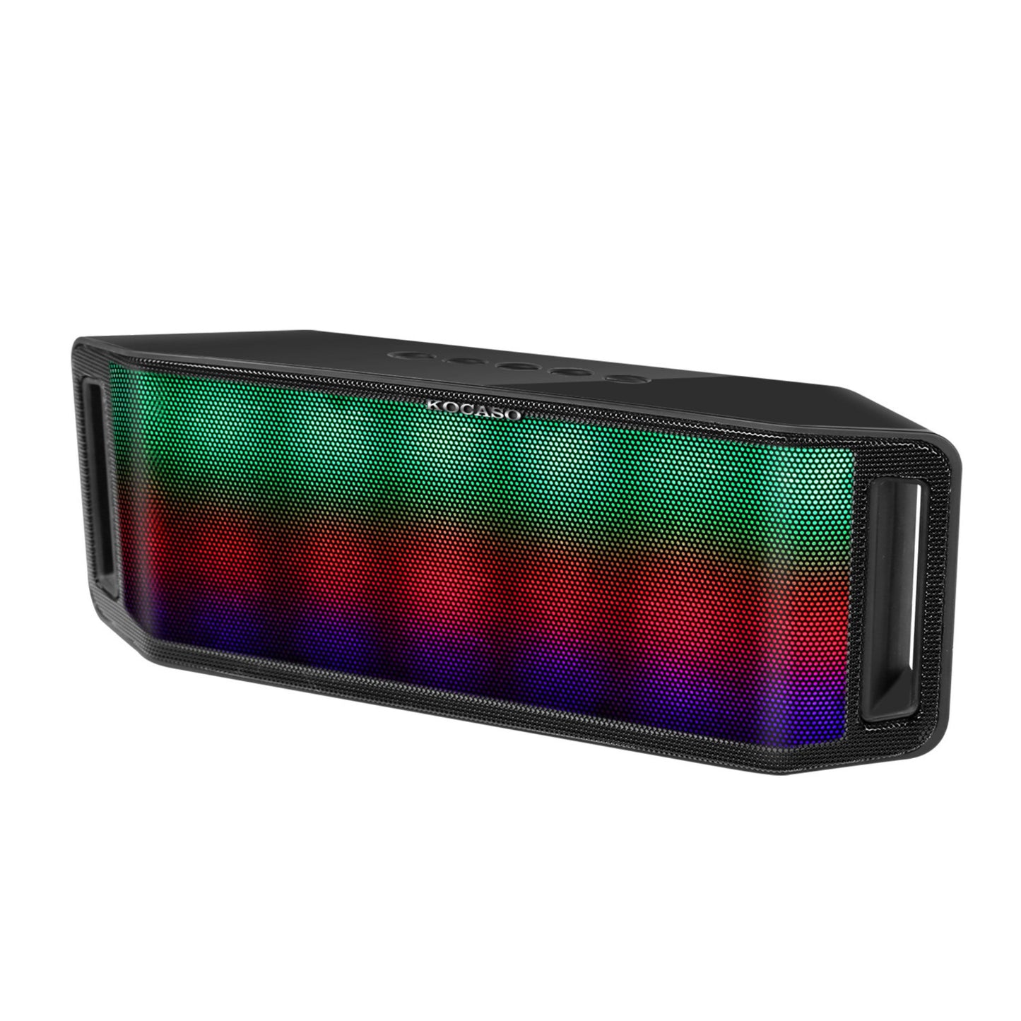 title:LED Wireless Speaker - Multicolor, Hands-free, FM Radio, USB, MMC, Aux In - for Party, Camping, Travel;color:Black