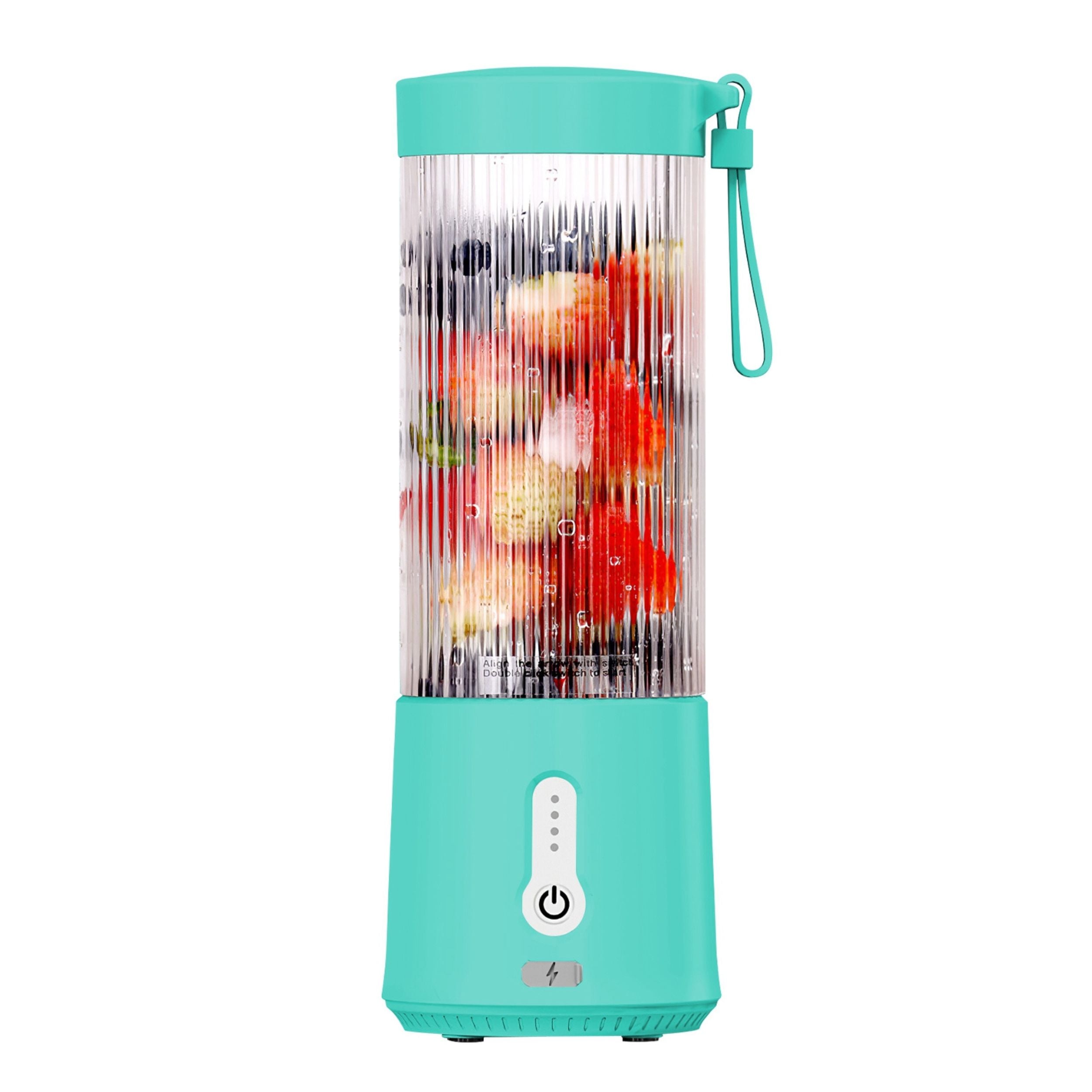 title:Portable Fruit Blender - 450ML/15.2OZ, 6 Blades, Rechargeable - Perfect for Shakes, Smoothies, and Juice - Mini Mixer for Outdoor, Gym, Office;color:Blue