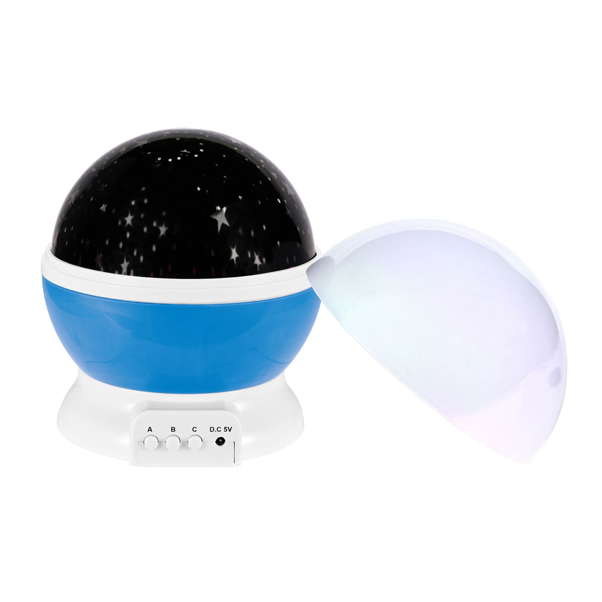 title:Rotating Starry Night Lamp - USB Sleep Light, LED, Xmas Gift;color:Blue