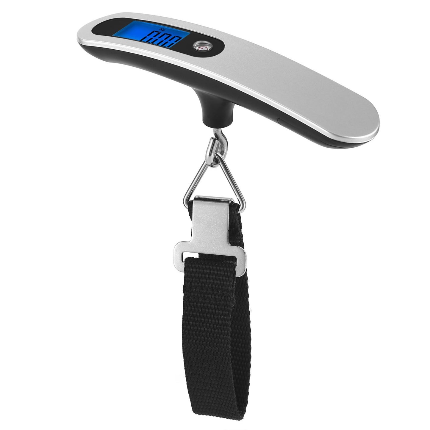 title:50kg/10g Portable Digital Luggage Scale;color:Silver