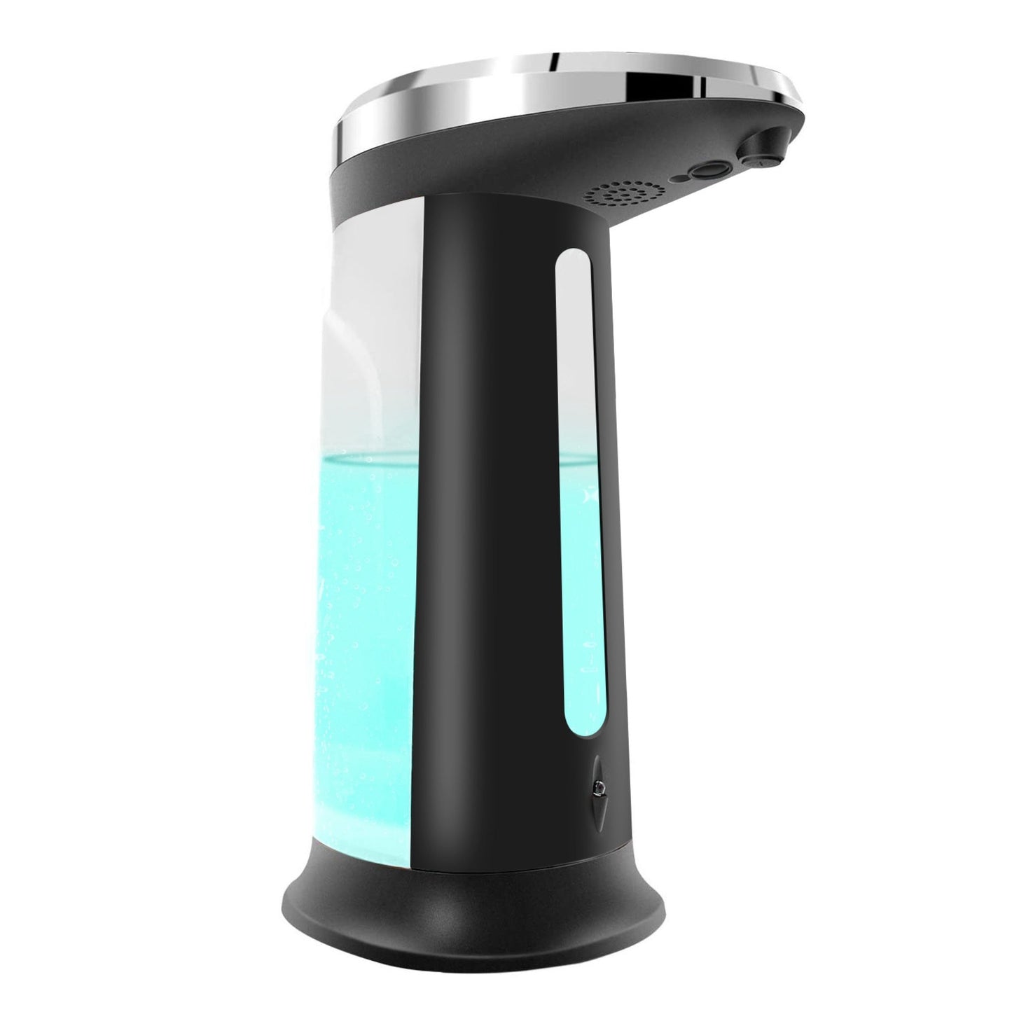 title:Anti-slip Sensor Soap Dispenser - 400ML/16.9OZ, Refillable, 2 Drop Volume Adjustment;color:Black