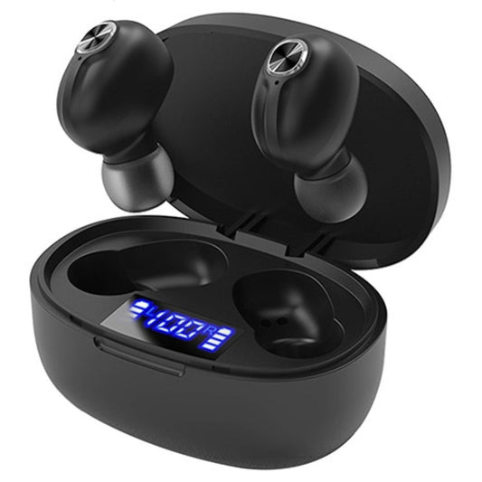 title:TWS Wireless 5.0 Earbuds - In-Ear Stereo Headset with Noise Canceling, Mic, Magnetic Charging Dock - for Driving, Working, Traveling - Packs & Pieces;color:Black