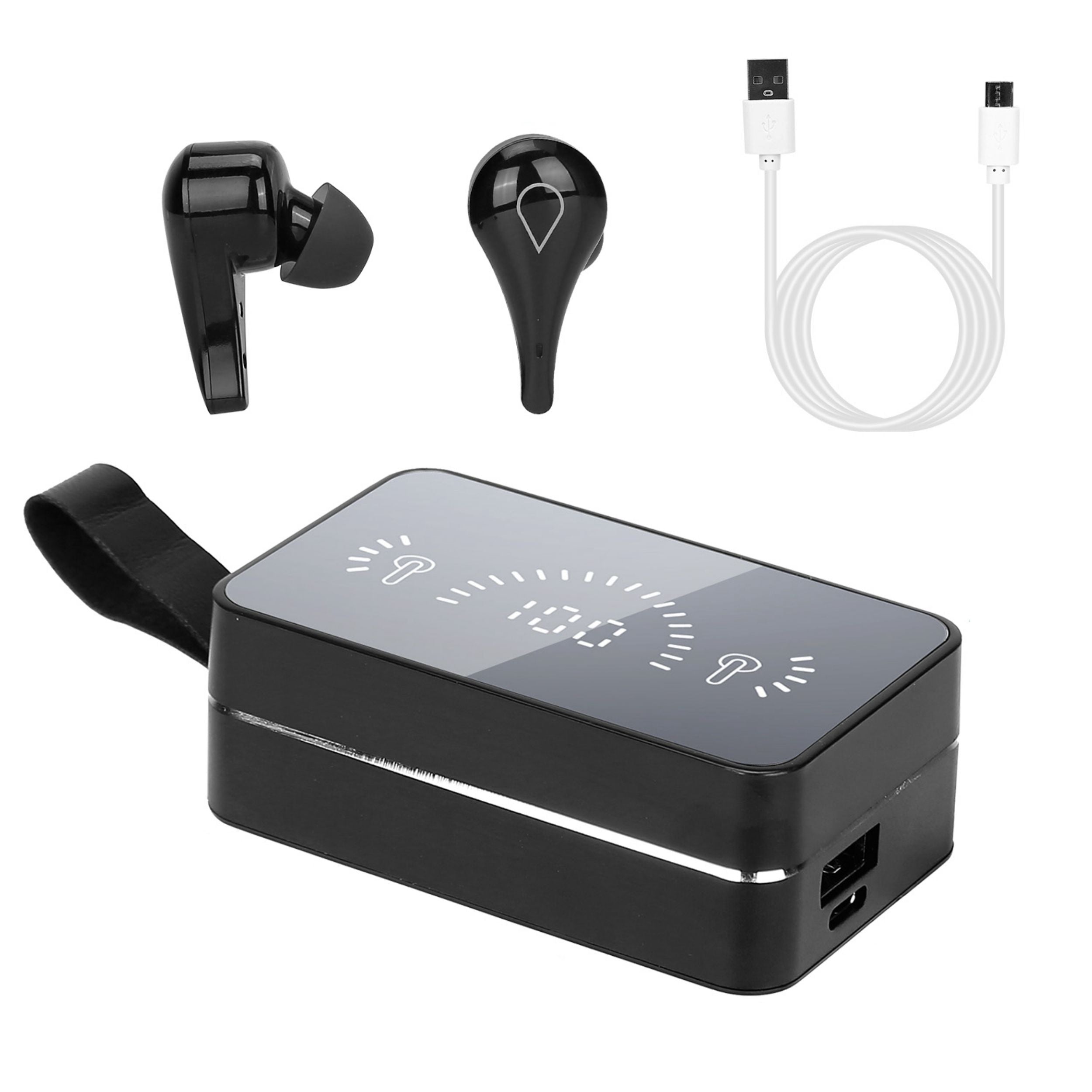 Waterproof True Wireless V5.0 Earbuds IPX7, Touch Control, InEar St