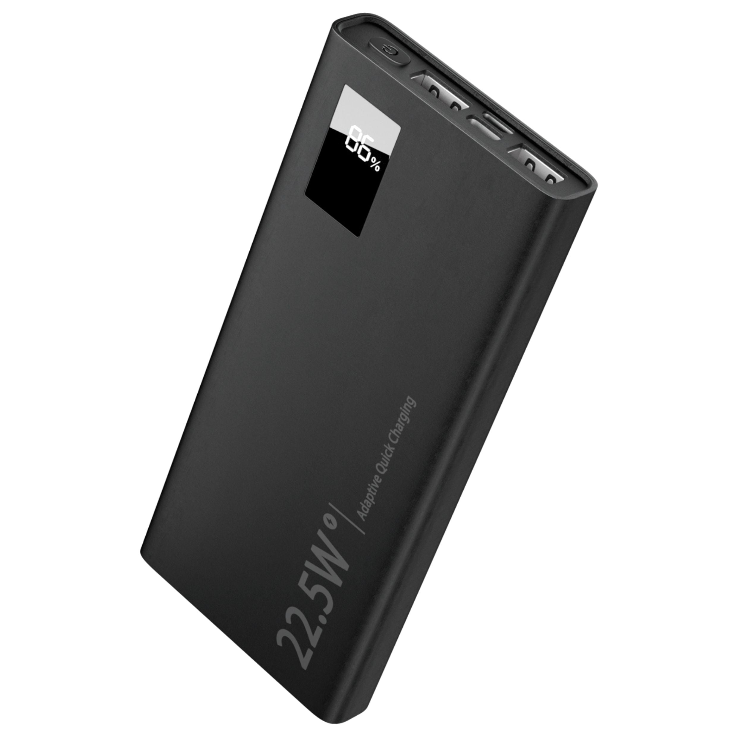 title:10,000mAh Power Bank: Super Fast Charging PD & QC 3.0, LED Display, iPhone & Samsung Compatible;color:Black