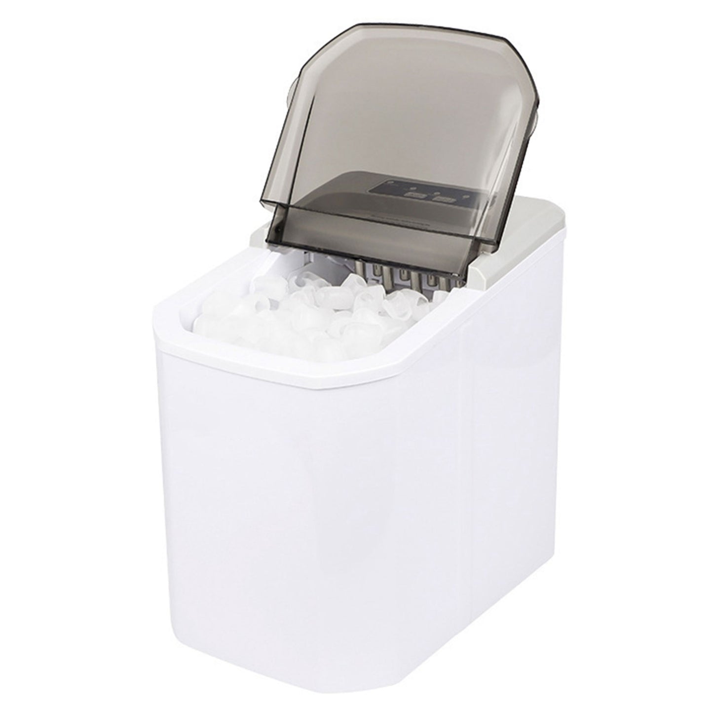 title:Self-cleaning Electric Ice Maker: 33LBS/24Hrs, Bullet Ice, for Home Kitchen, Office, Party;color:White