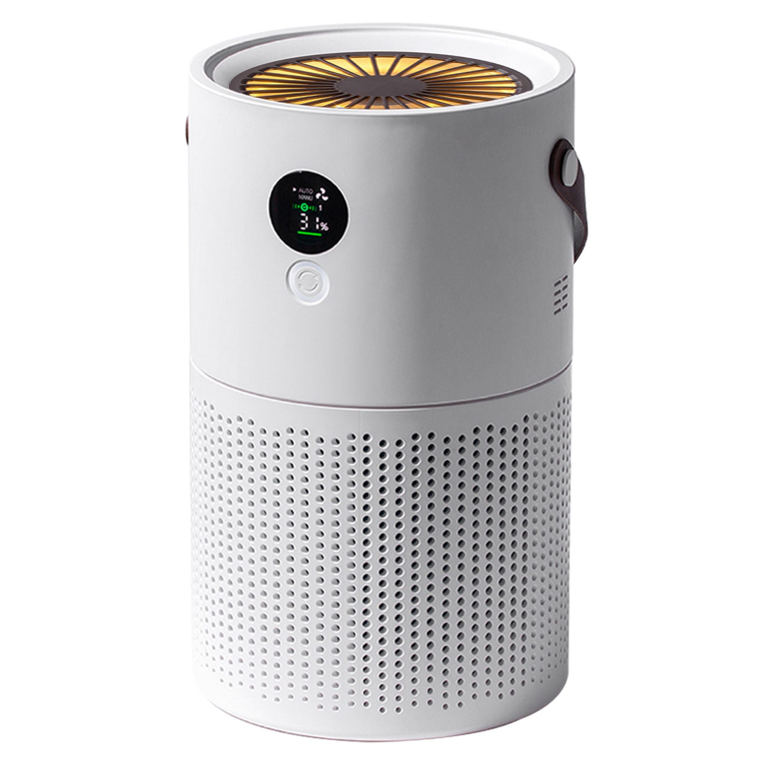 title:Portable Anion Air Purifier - 4 Modes, Night Light - Max 215.3Sq.ft - Home Office Car Air Quality;color:White