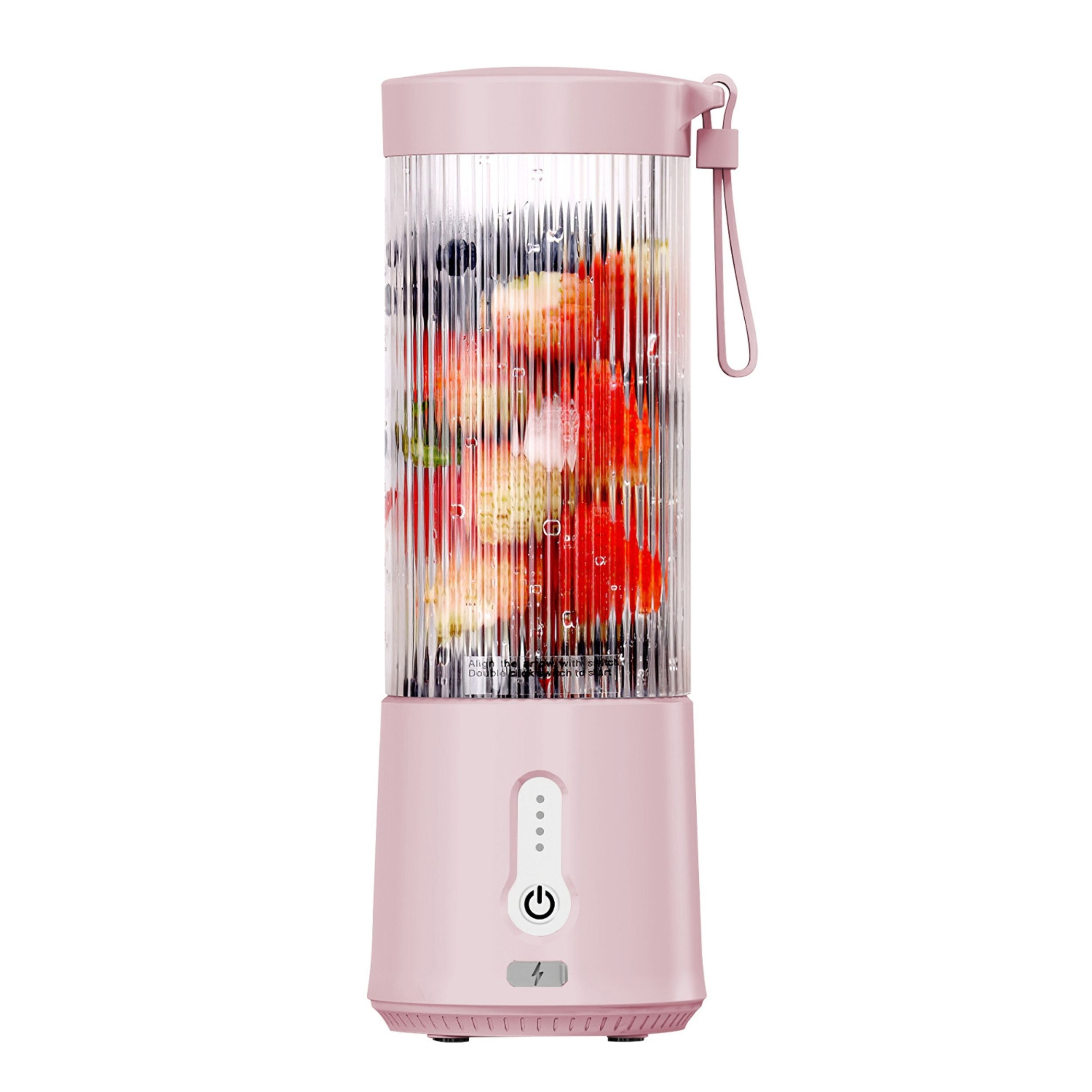 title:Portable Fruit Blender - 450ML/15.2OZ, 6 Blades, Rechargeable - Perfect for Shakes, Smoothies, and Juice - Mini Mixer for Outdoor, Gym, Office;color:Hot Pink